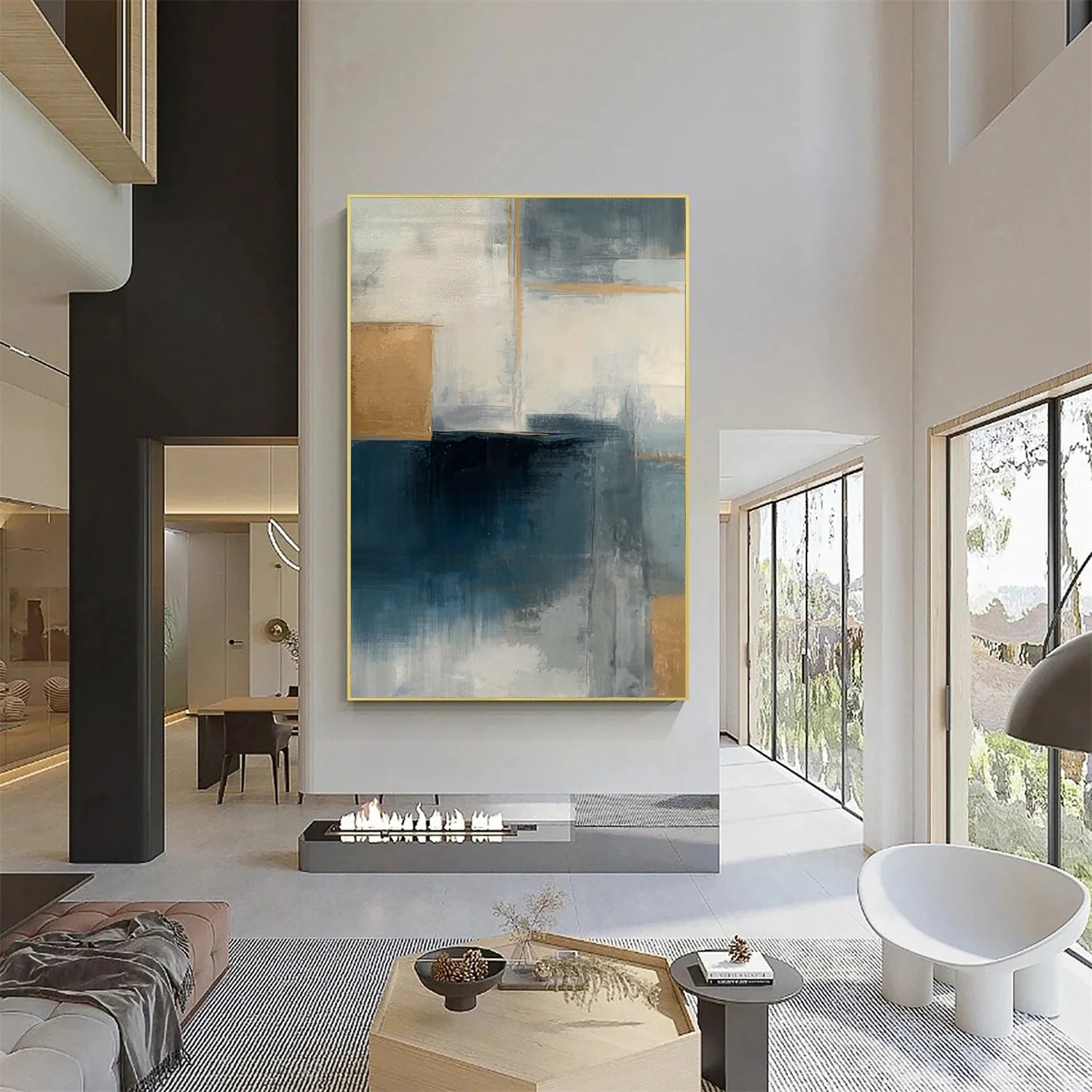 Abstract Canvas Art #WA584