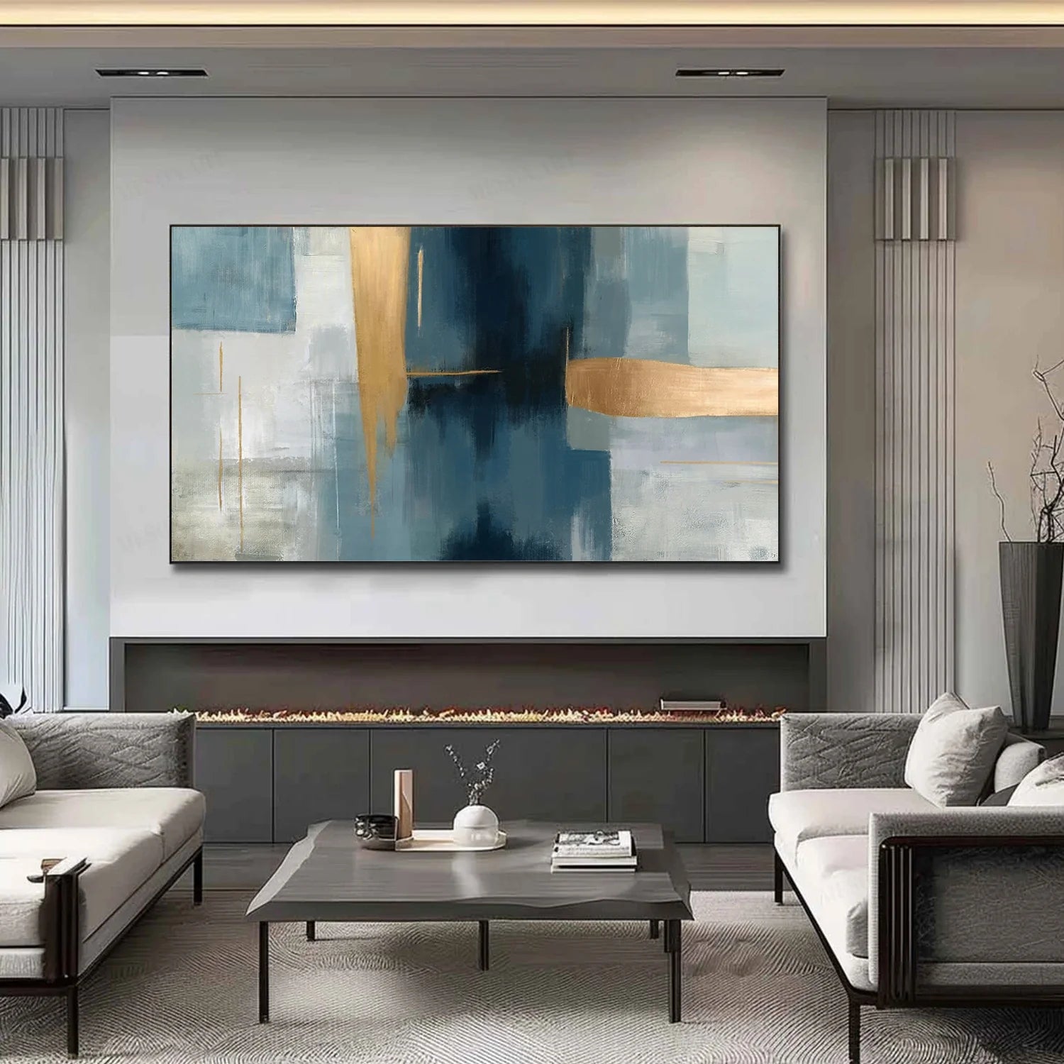 Abstract Canvas Art #WA586