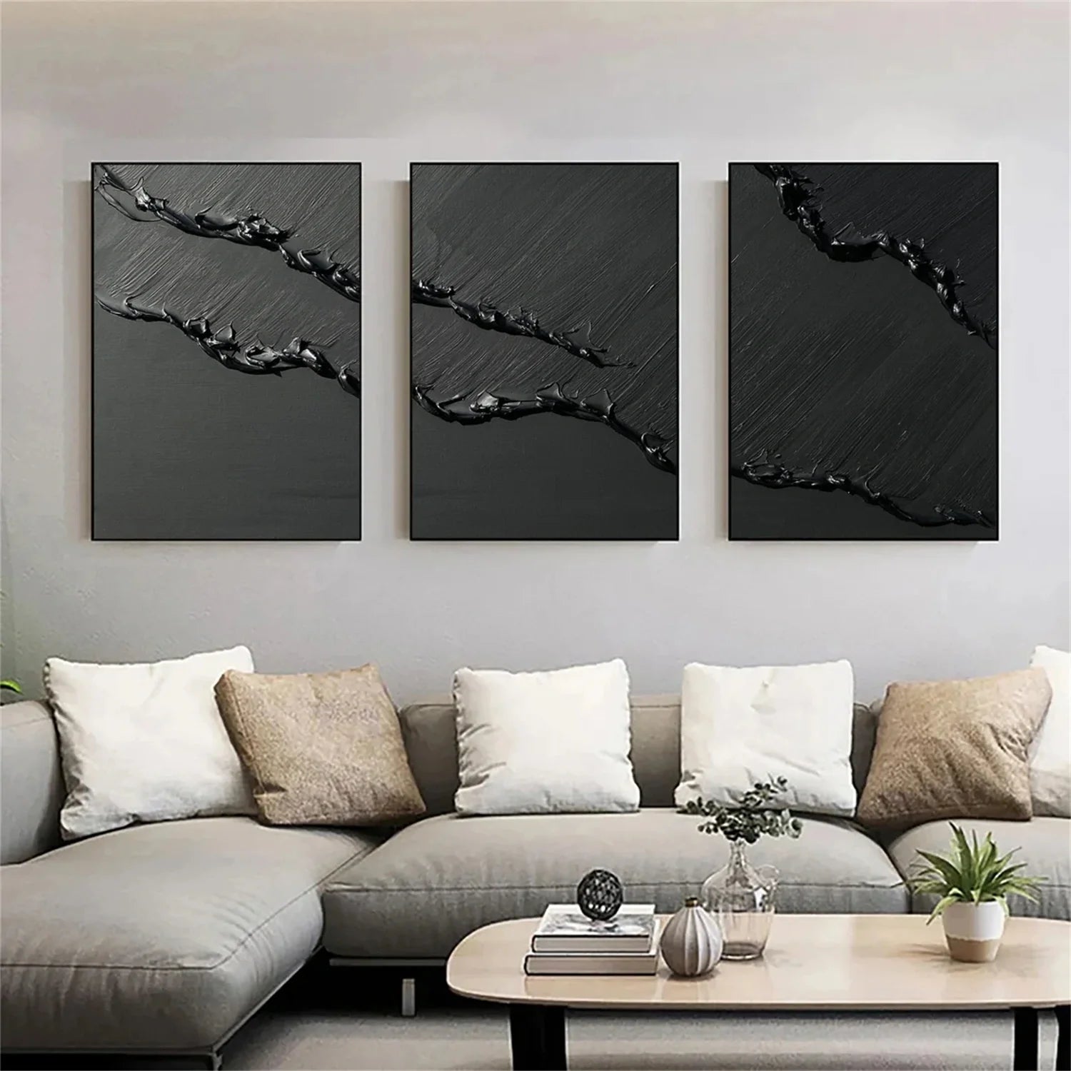 Minimalist Sea & Sky Art  Set of 3 #SK078