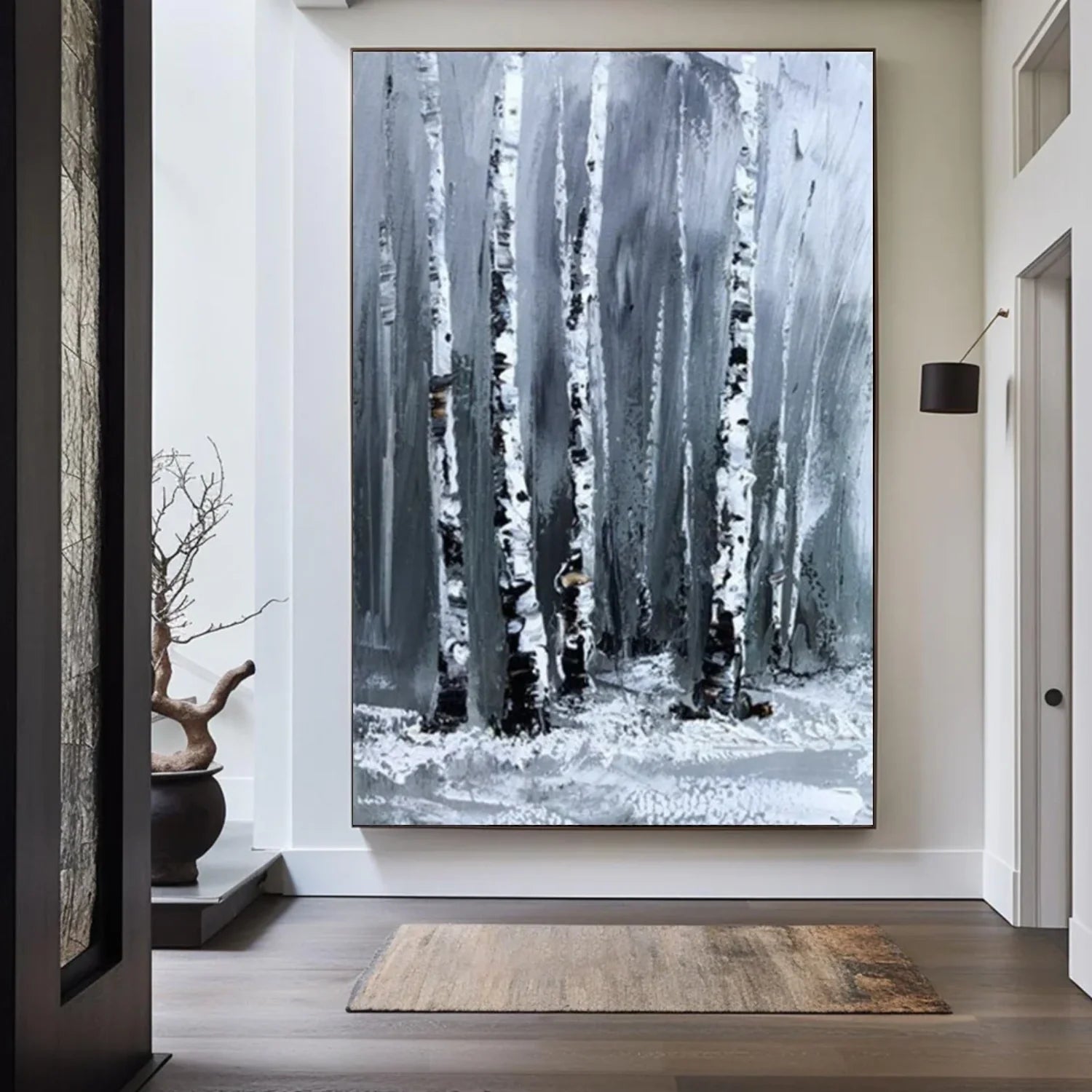 Flower & Tree Abstract_Wall Art #FT162