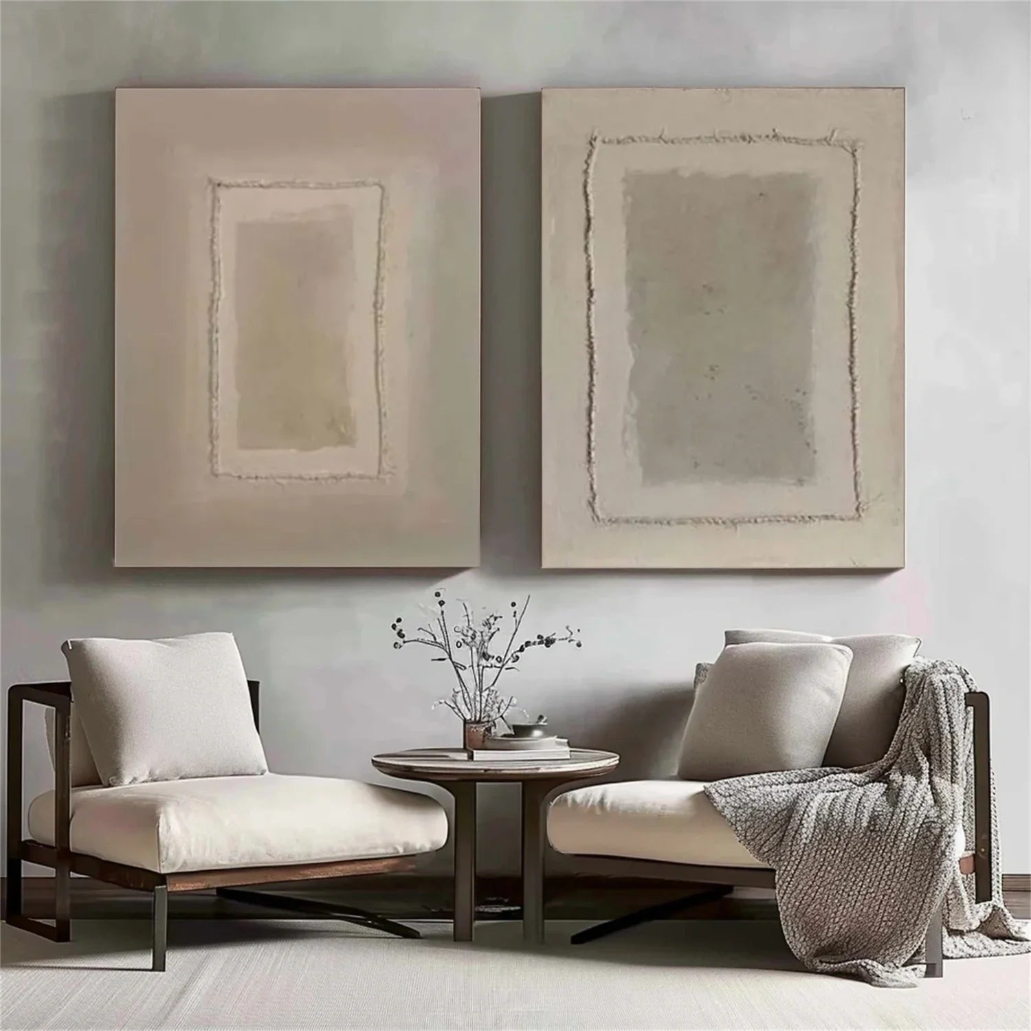 Wabi Sabi_Canvas Art Set of 2 #WA704