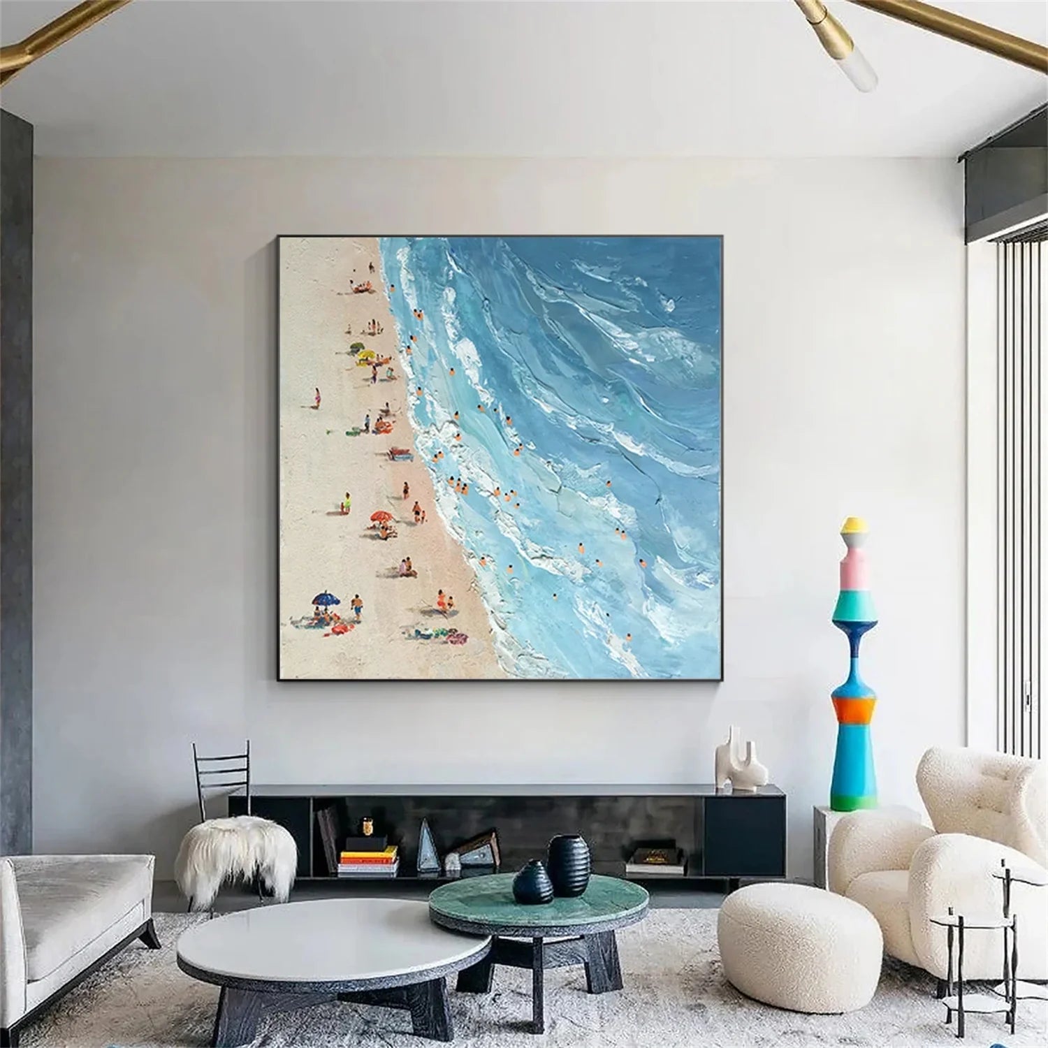 Swimming Sport_Textured Wall Art #AS026