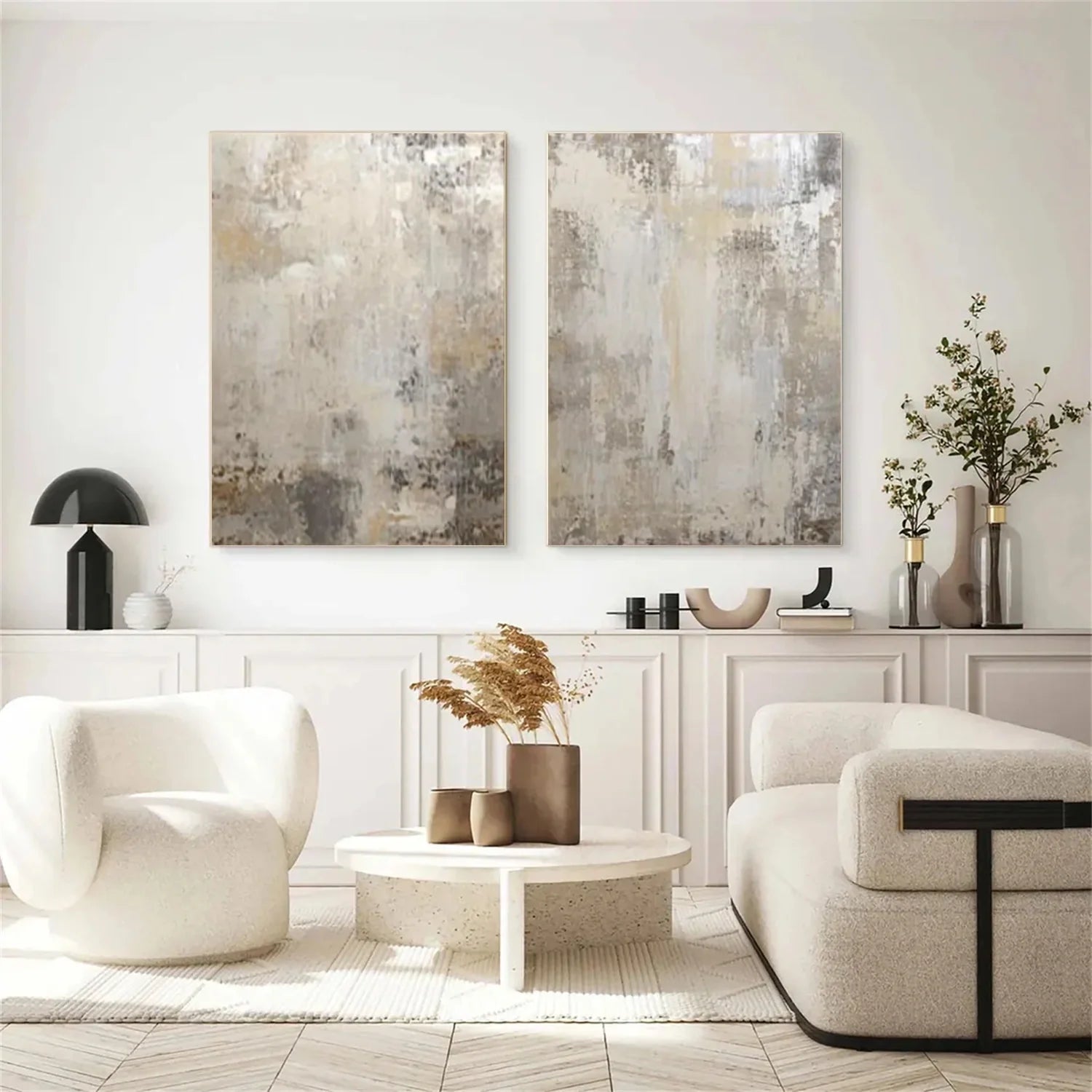 Wabi Sabi Canvas Art Set of 2 #WA797