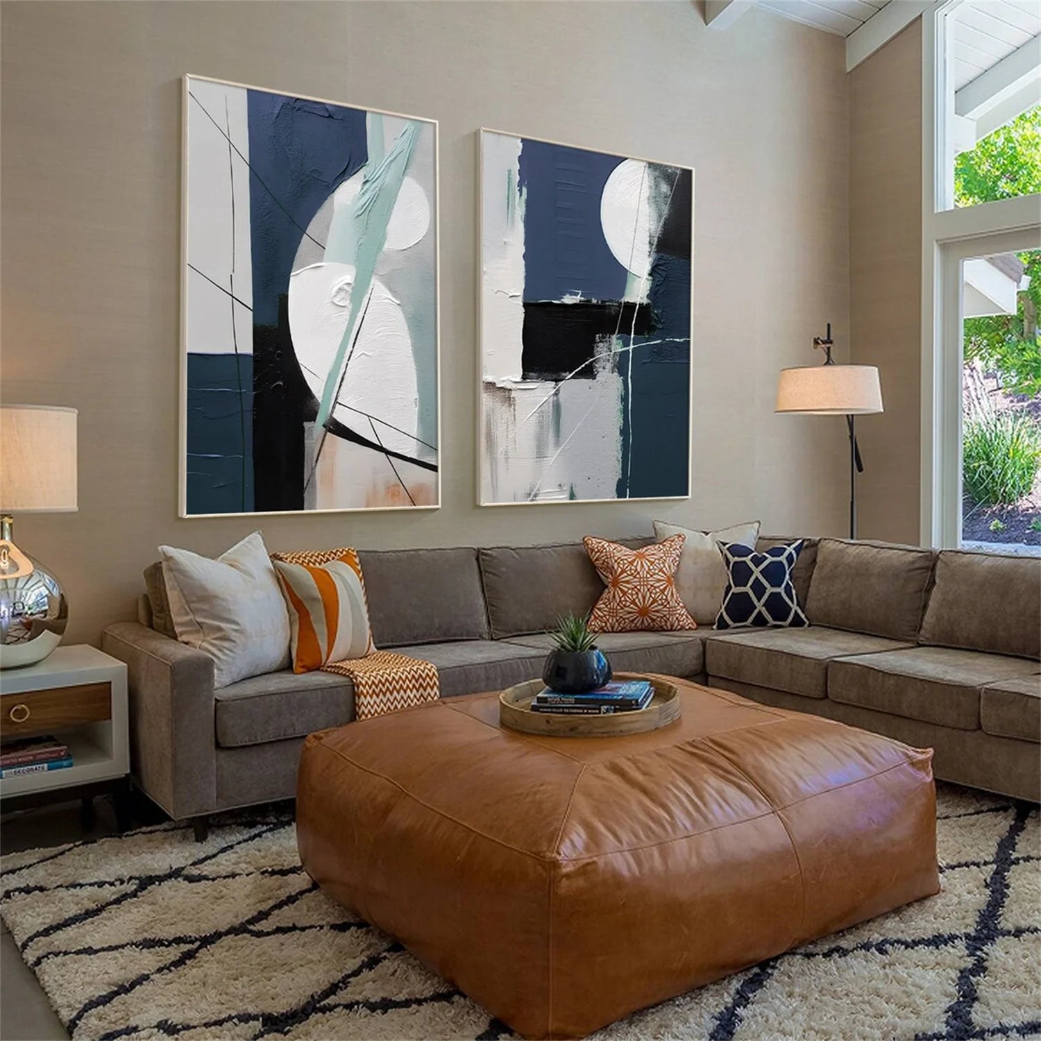 Abstract Tranquility Set of 2 #WA323