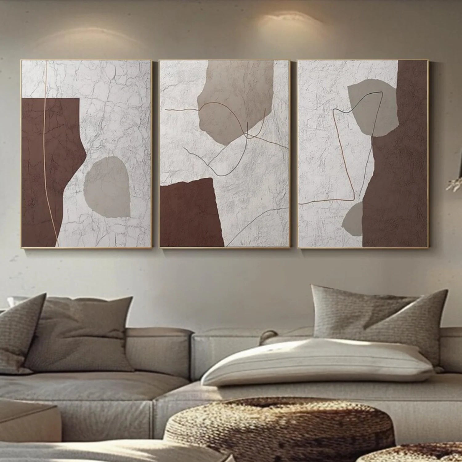 Abstract_Canvas Art Set of 3 #WA804