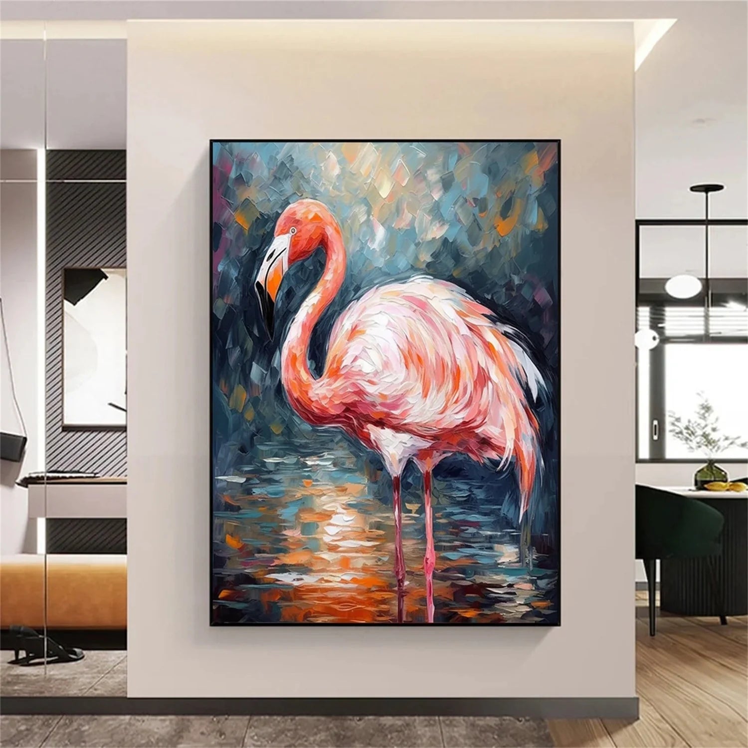 Colorful Abstract Animal Wall Art #AM079