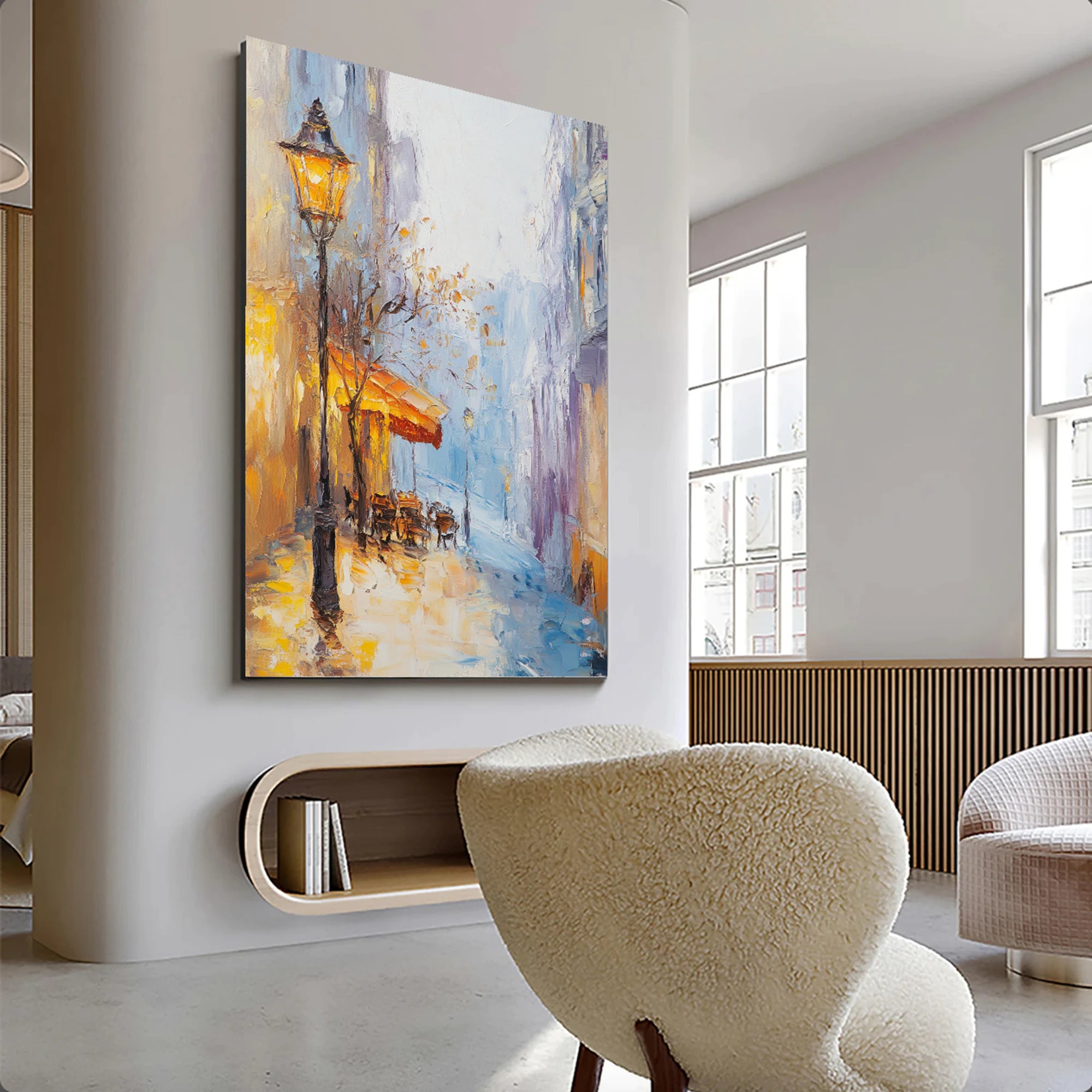 Impressionist Cityscape Wall Art #FJ674
