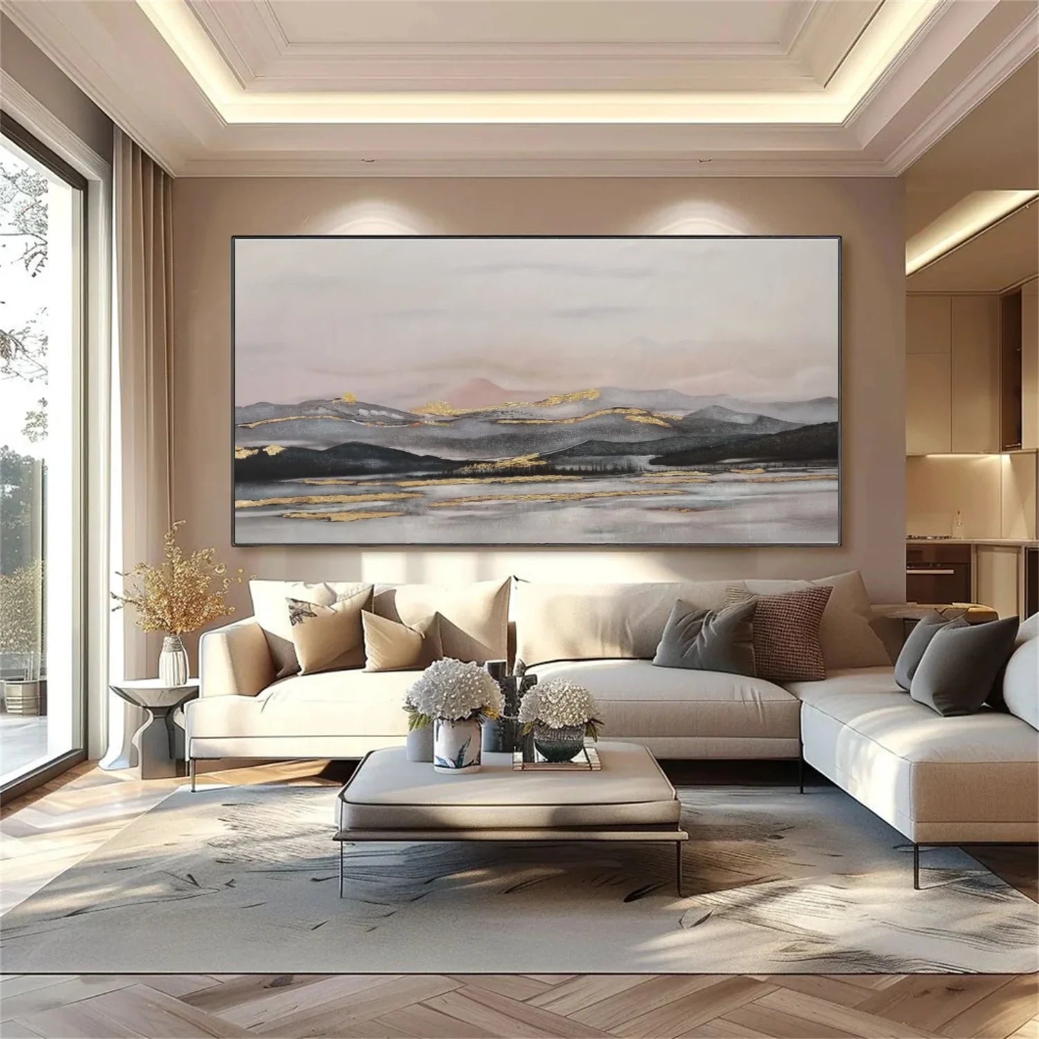 Abstract Canvas Art #WA798