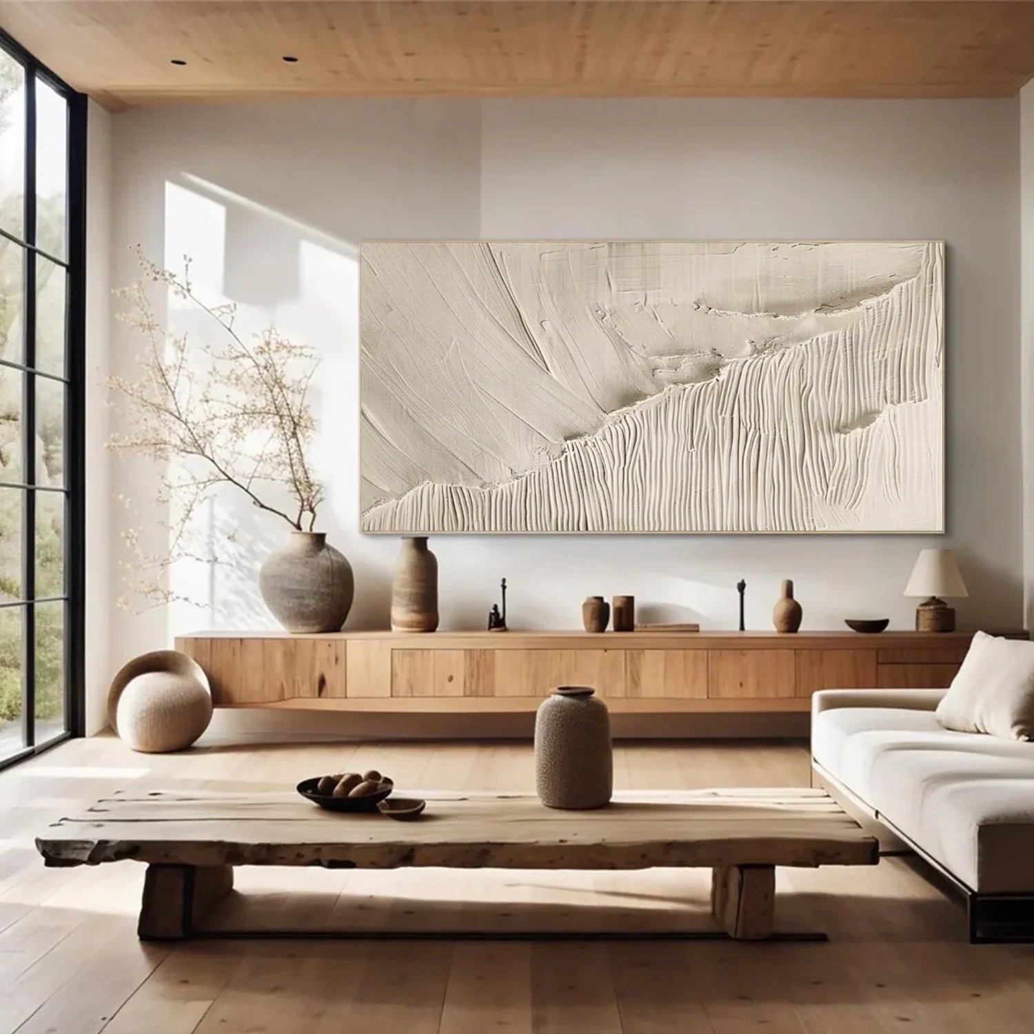 Minimalist_Textured_Canvas Art #MD273