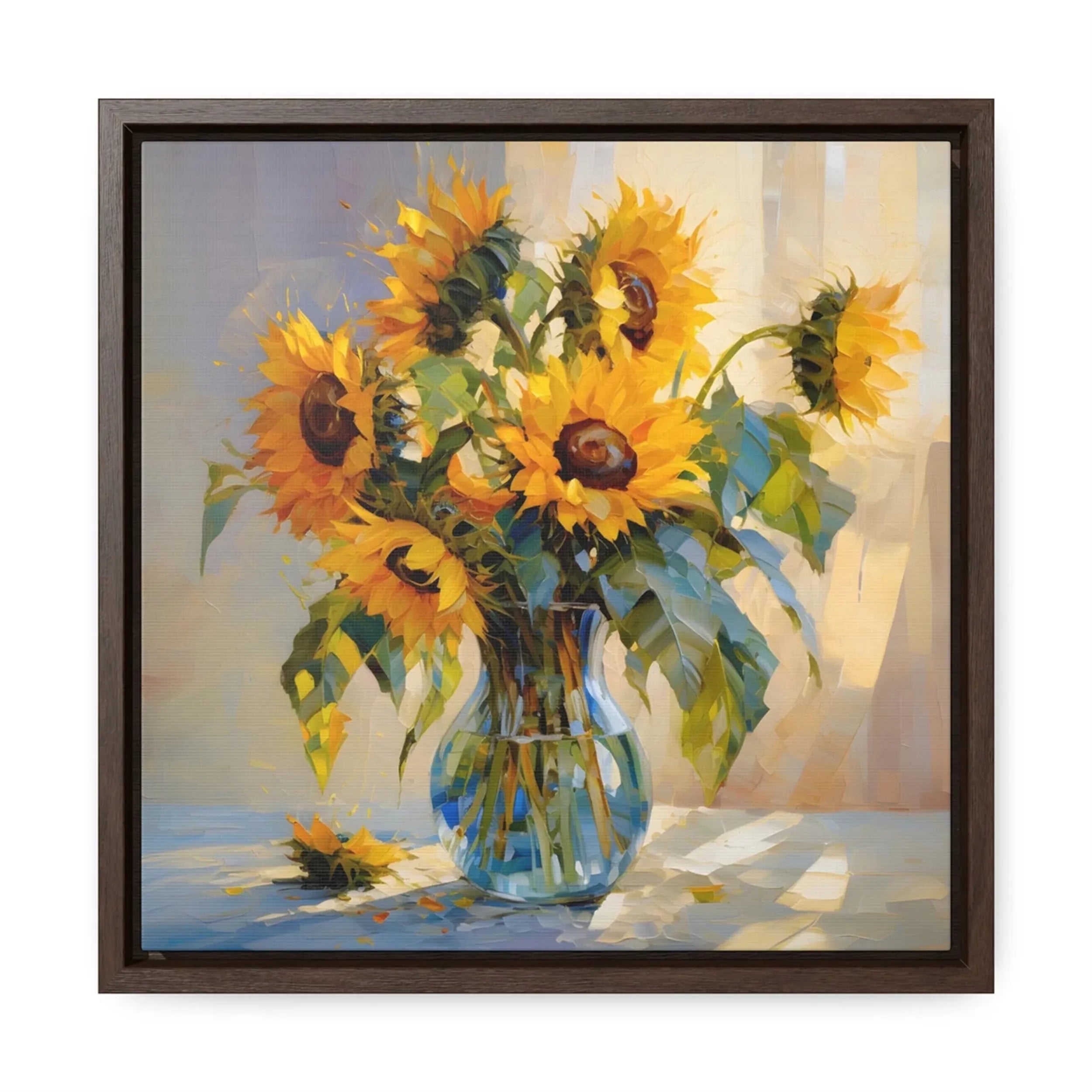 Colorful Flower & Tree Abstract  Wall Art #FT036