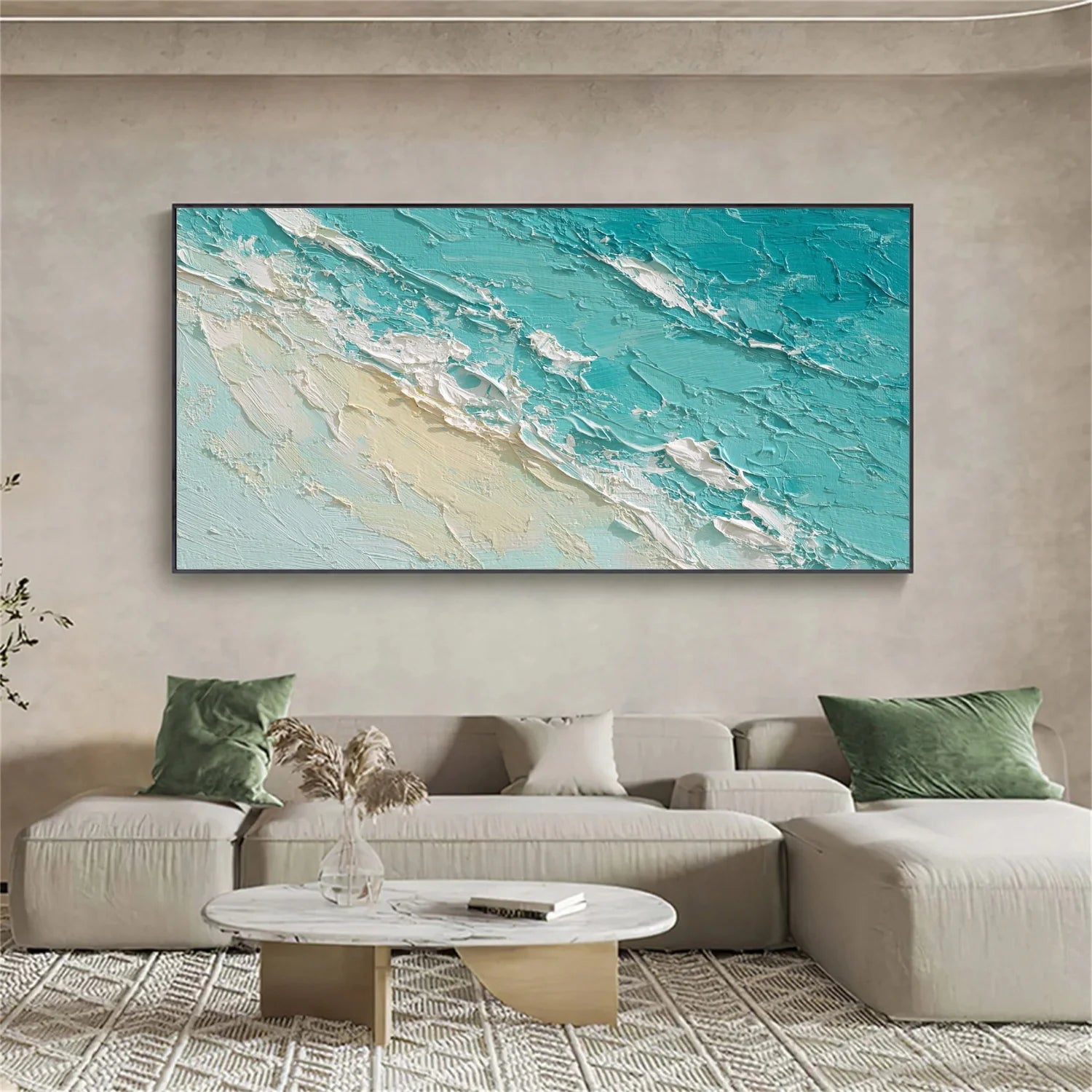 Sea & Sky Abstract_Textured_Wall Art #SK153