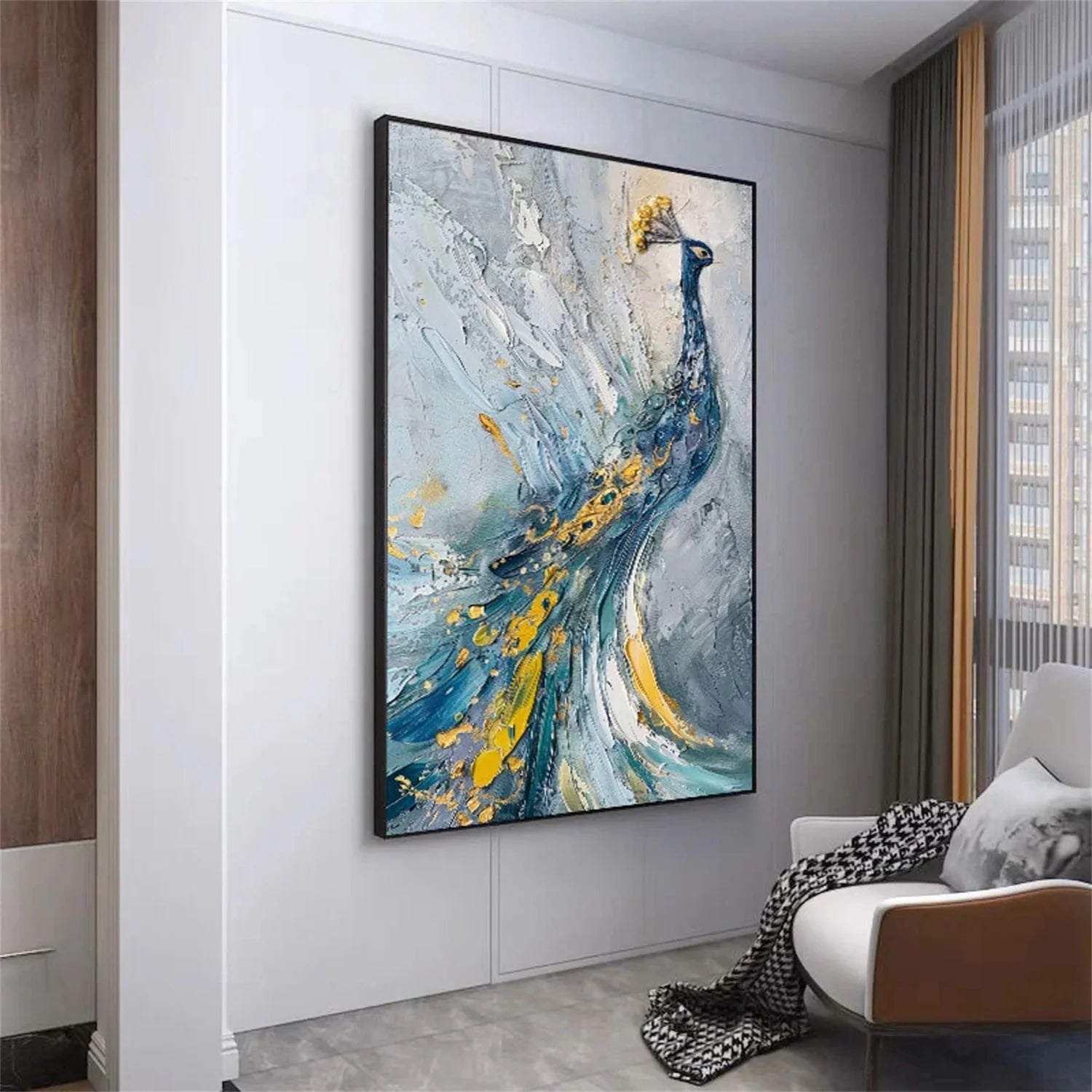 Colorful Abstract Animal Wall Art #AM091