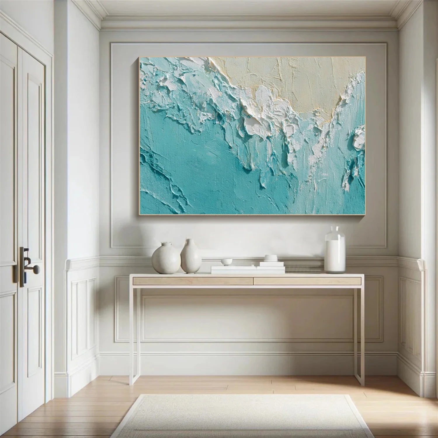 Sea & Sky Abstract_Textured_Wall Art #SK151