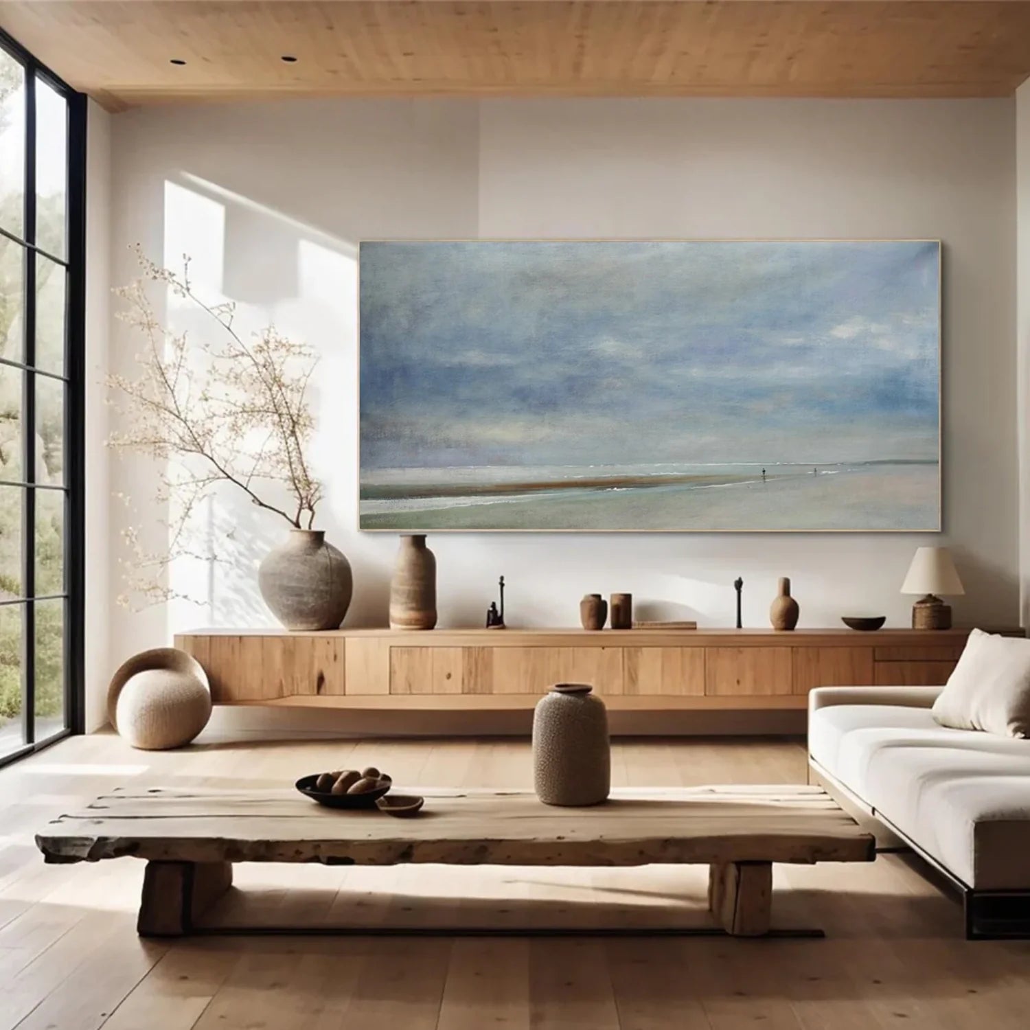 Sea & Sky Abstract Wall Art #SK163