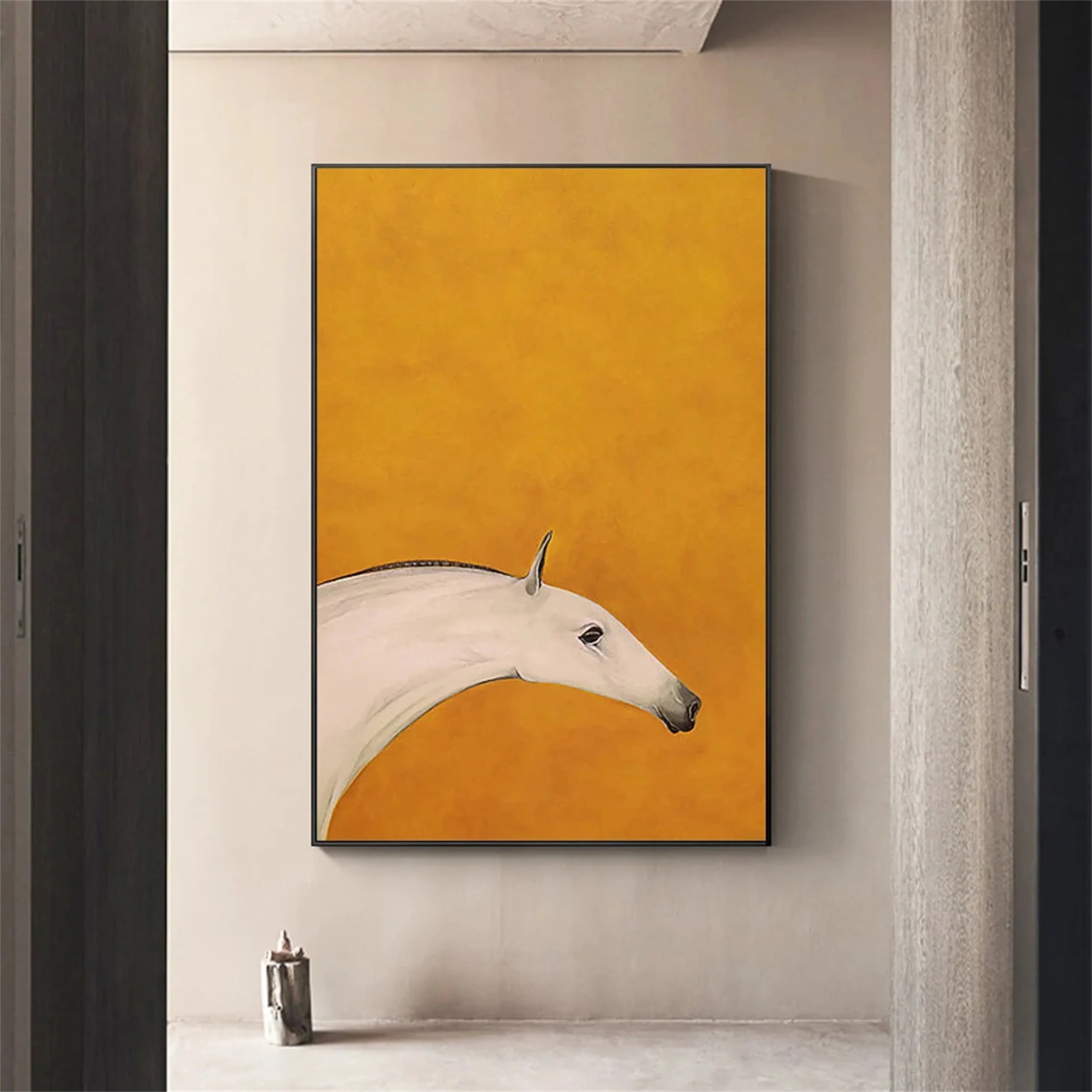 Colorful Horse Abstract Animal Wall Art #AM007