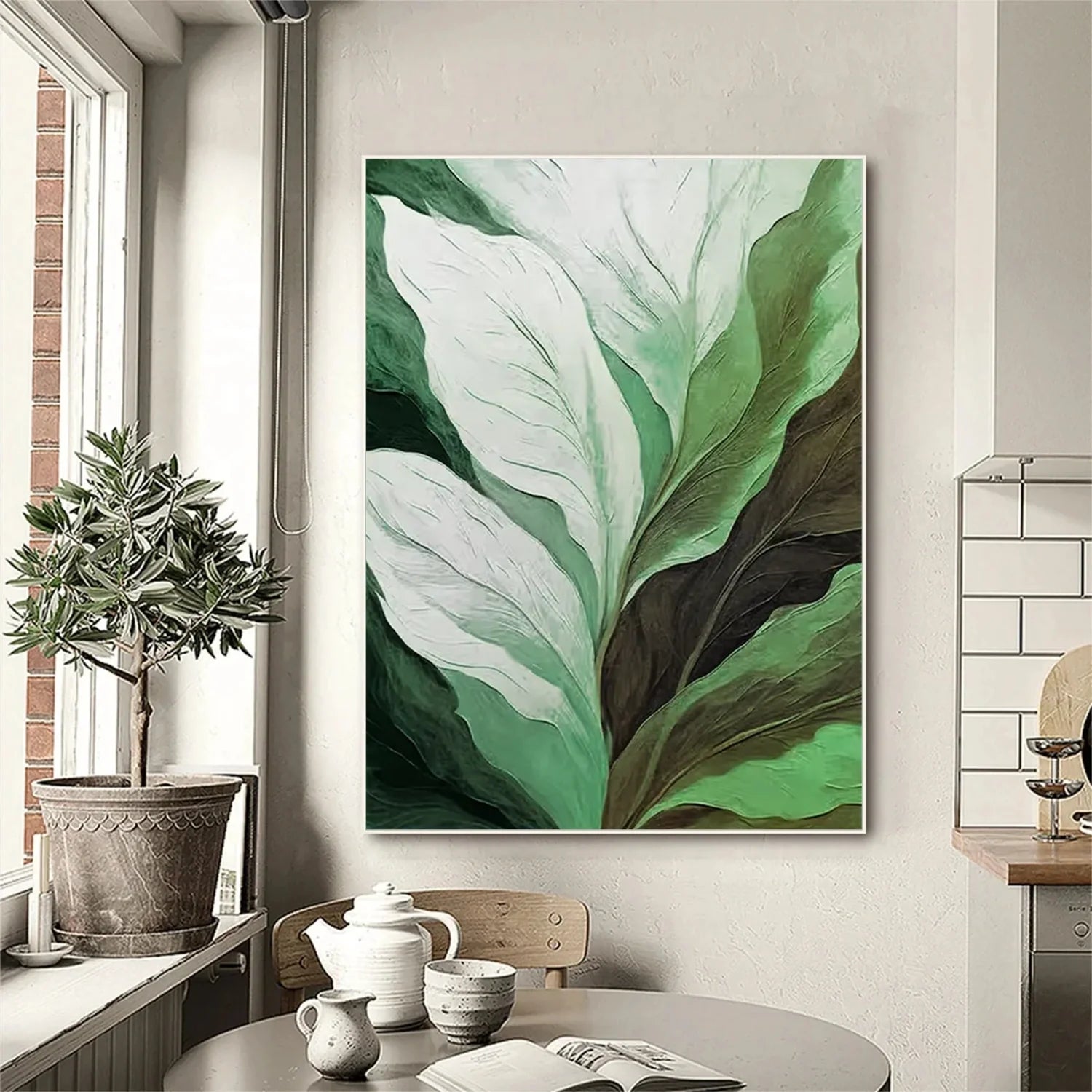Flower & Tree Abstract Wall Art #FT116
