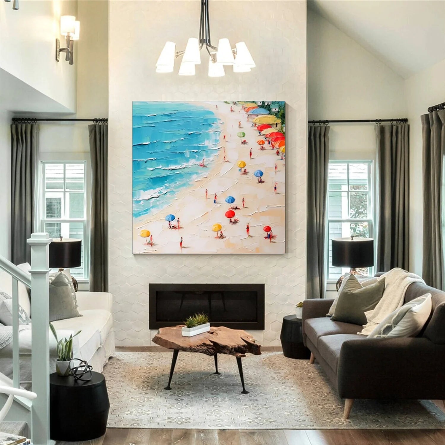 Swimming Sport_Textured Wall Art #AS028