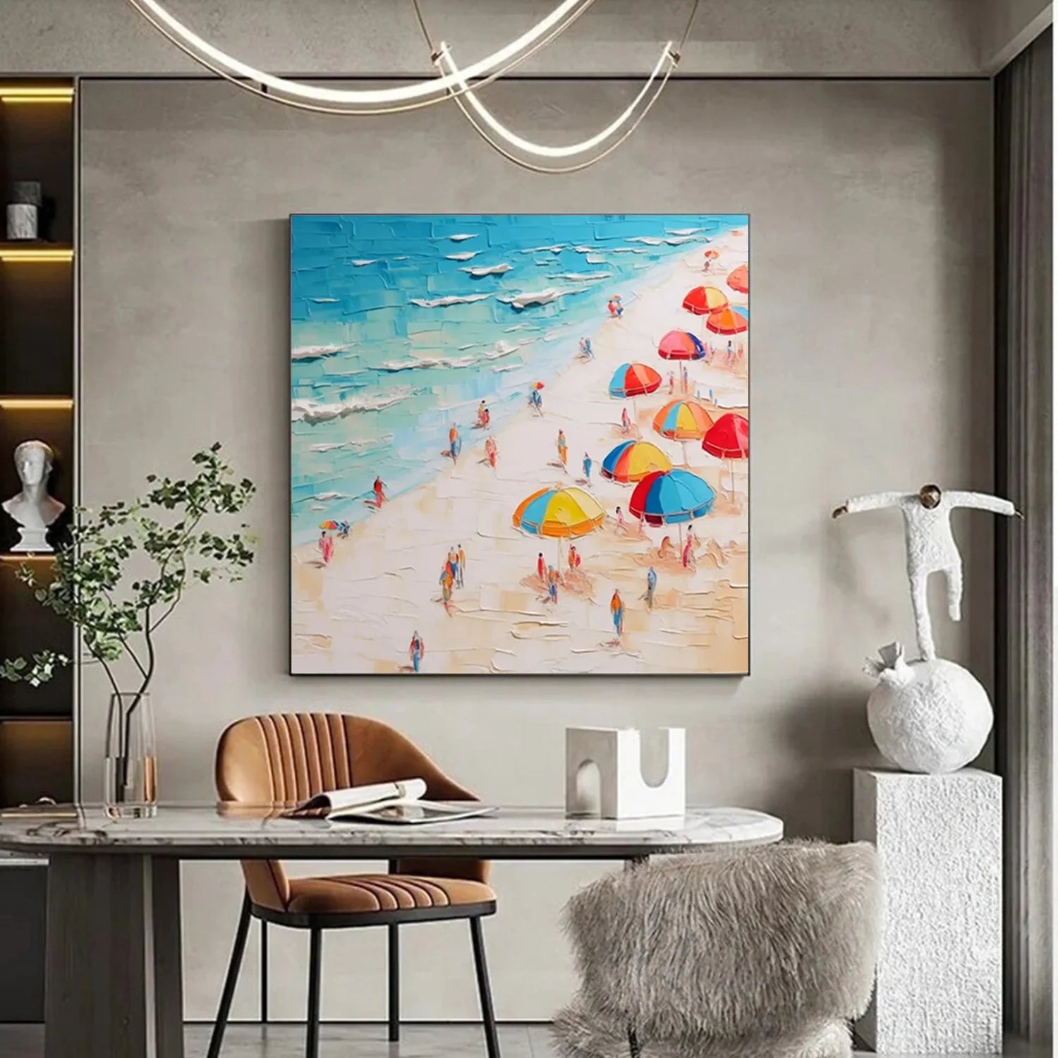 Swimming Sport_Textured Wall Art #AS029