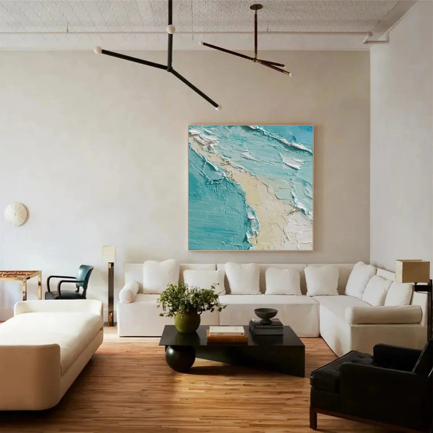 Sea & Sky Abstract_Textured_Wall Art #SK157