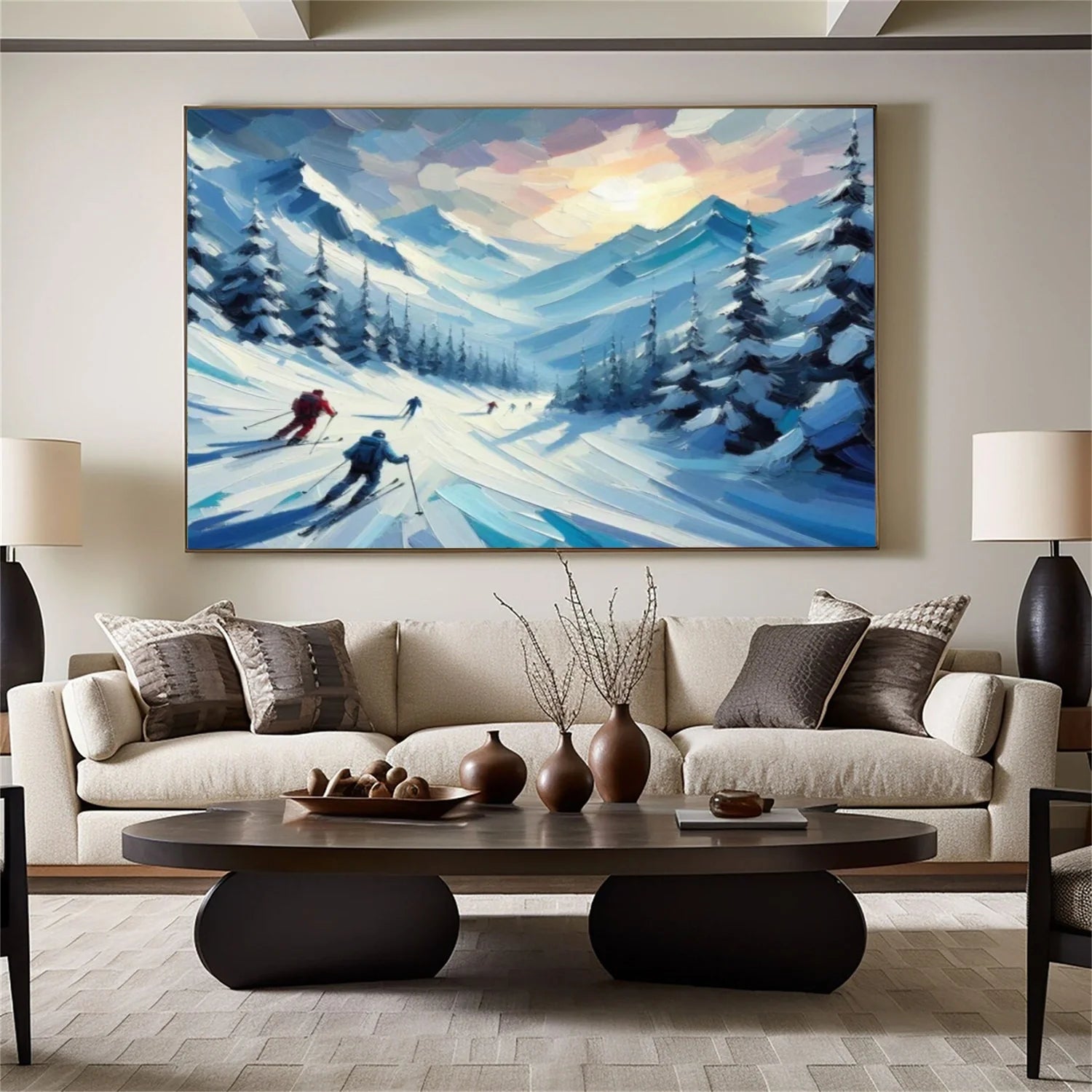Skiing Sport_Wall Art #AS053