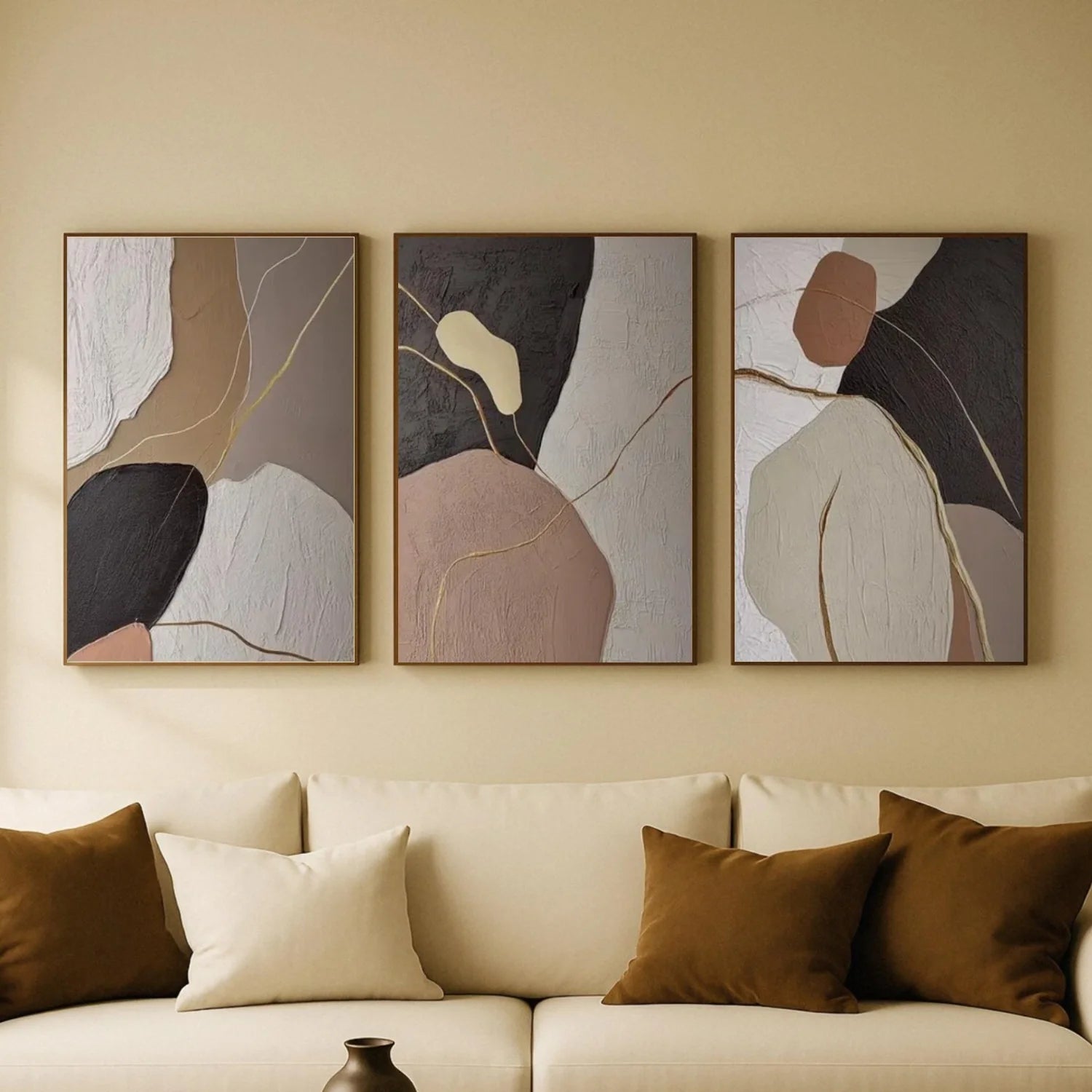 Abstract_Canvas Art Set of 3 #WA803