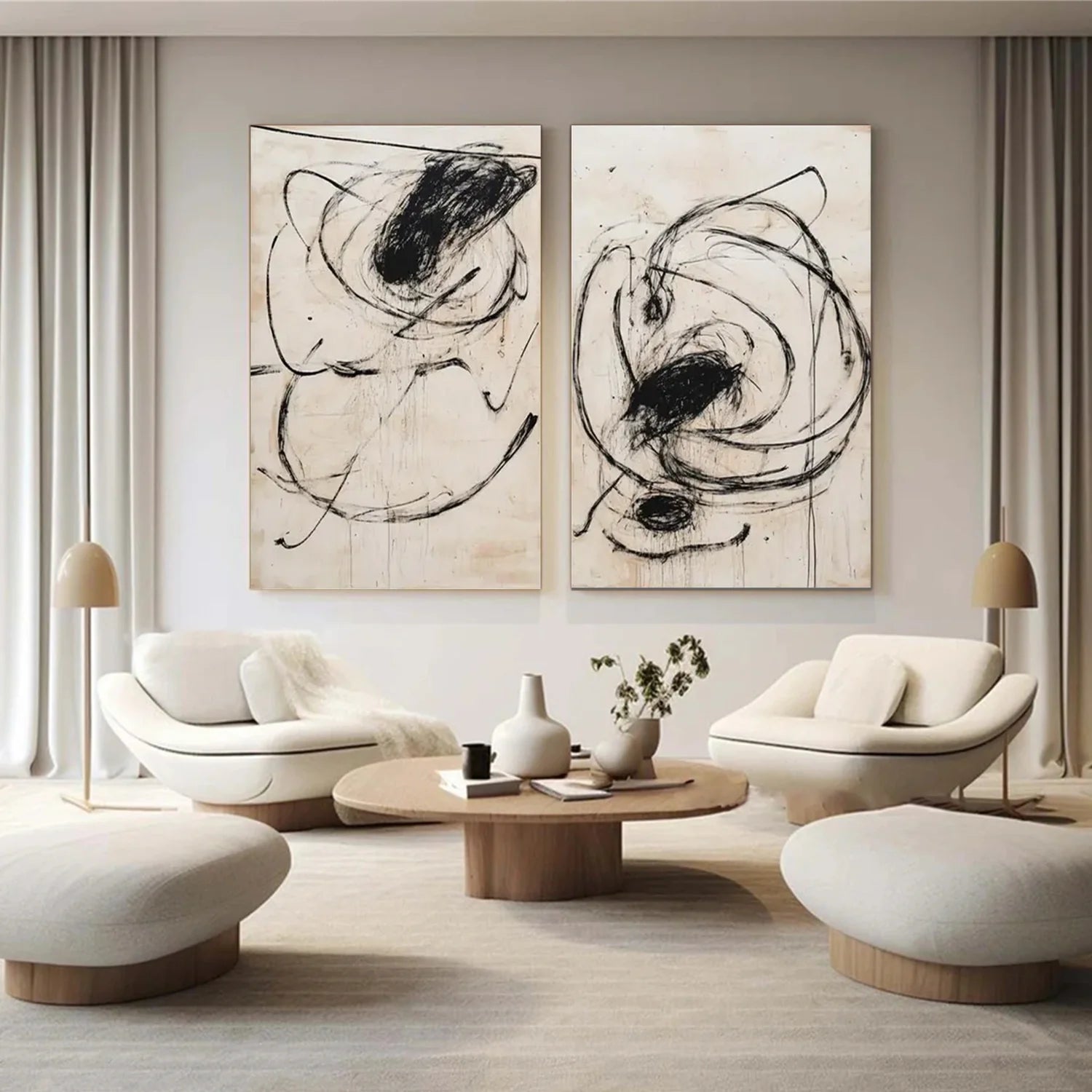 WABI SABI TRANQUILITY Set of 2 #WA560