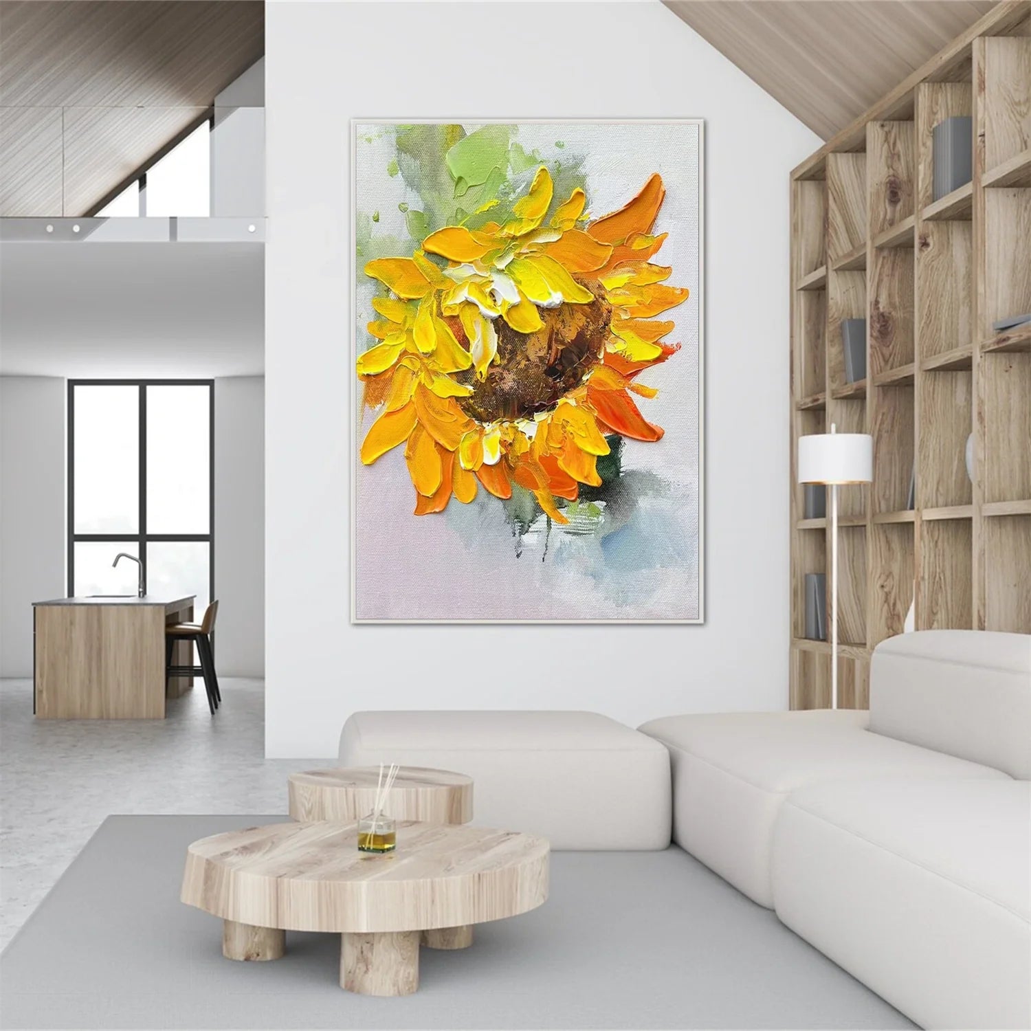 Flower & Tree Abstract_Textured Wall Art #FT122