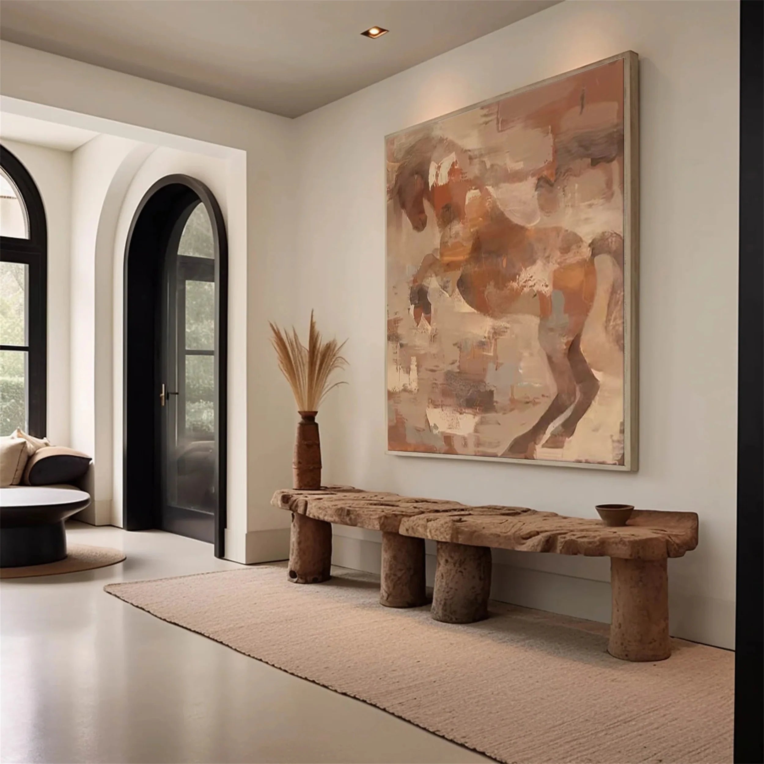 Colorful Horse Abstract Animal Wall Art #AM017