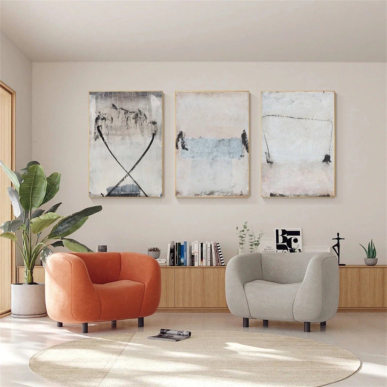 Wabi Sabi_Canvas Art Set of 3 #WA685