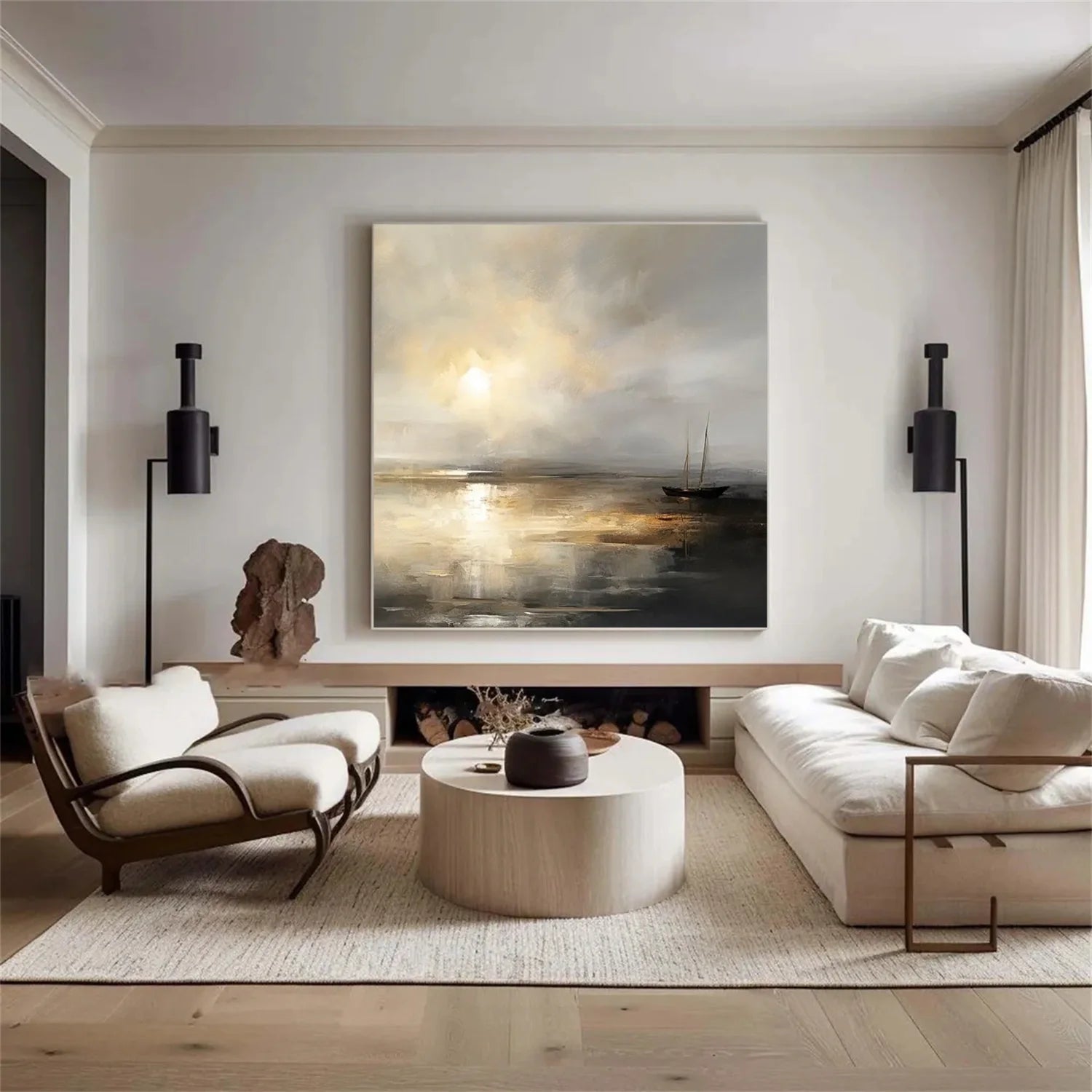 Minimalist Sea & Sky Art #SK120