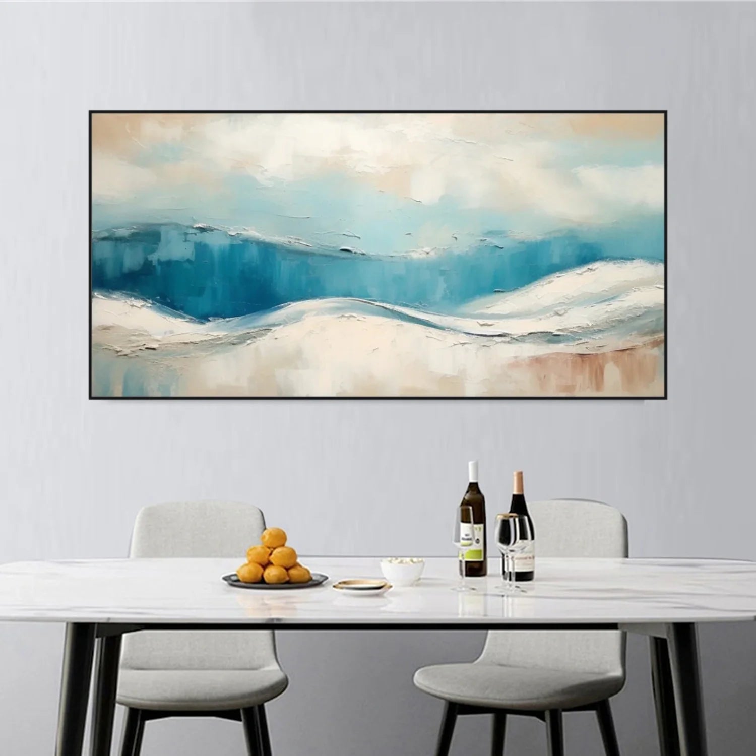 Sea & Sky Abstract_Textured_Wall Art #SK180