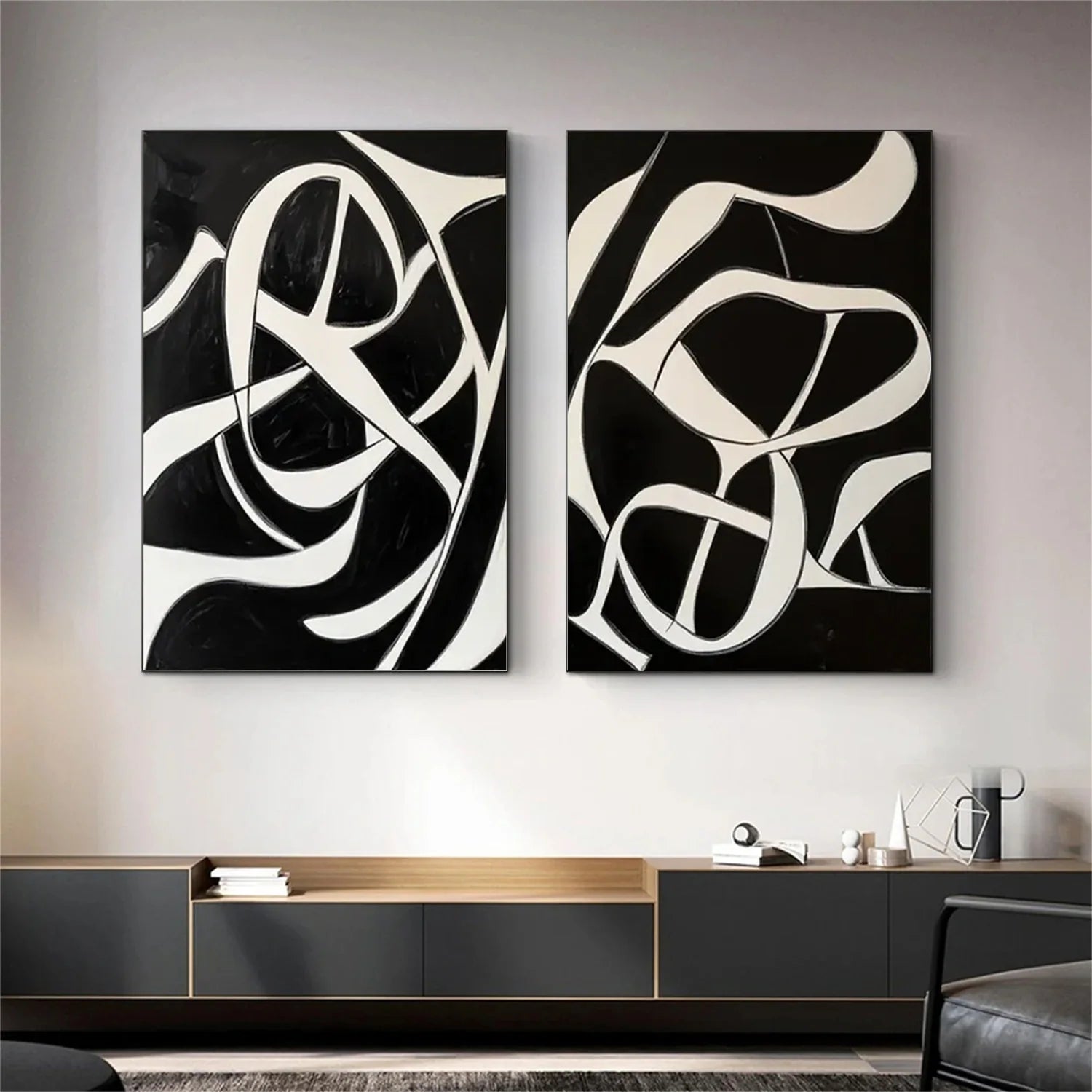 Abstract Tranquility Set of 2 #WA557