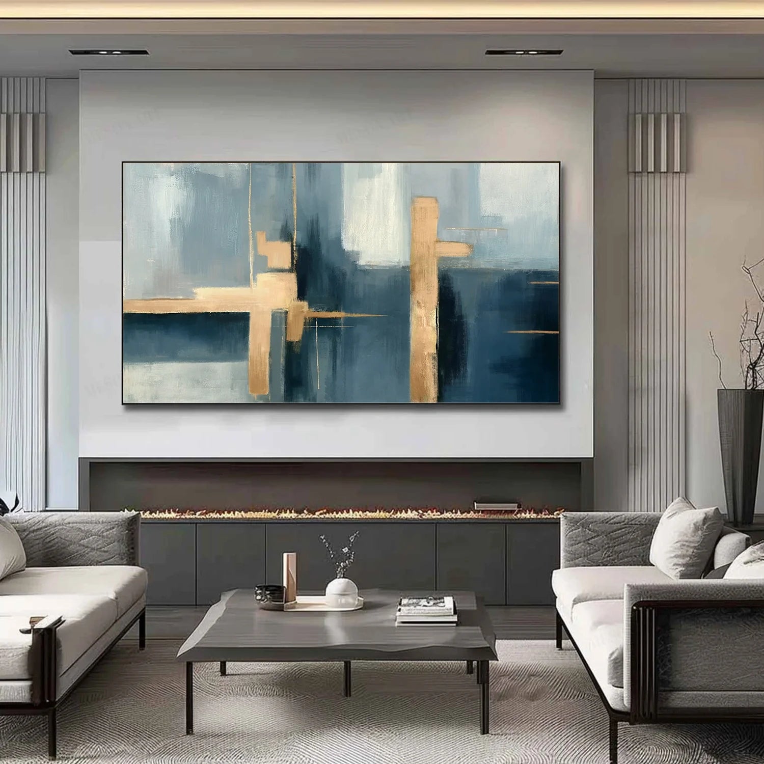 Abstract Canvas Art #WA587