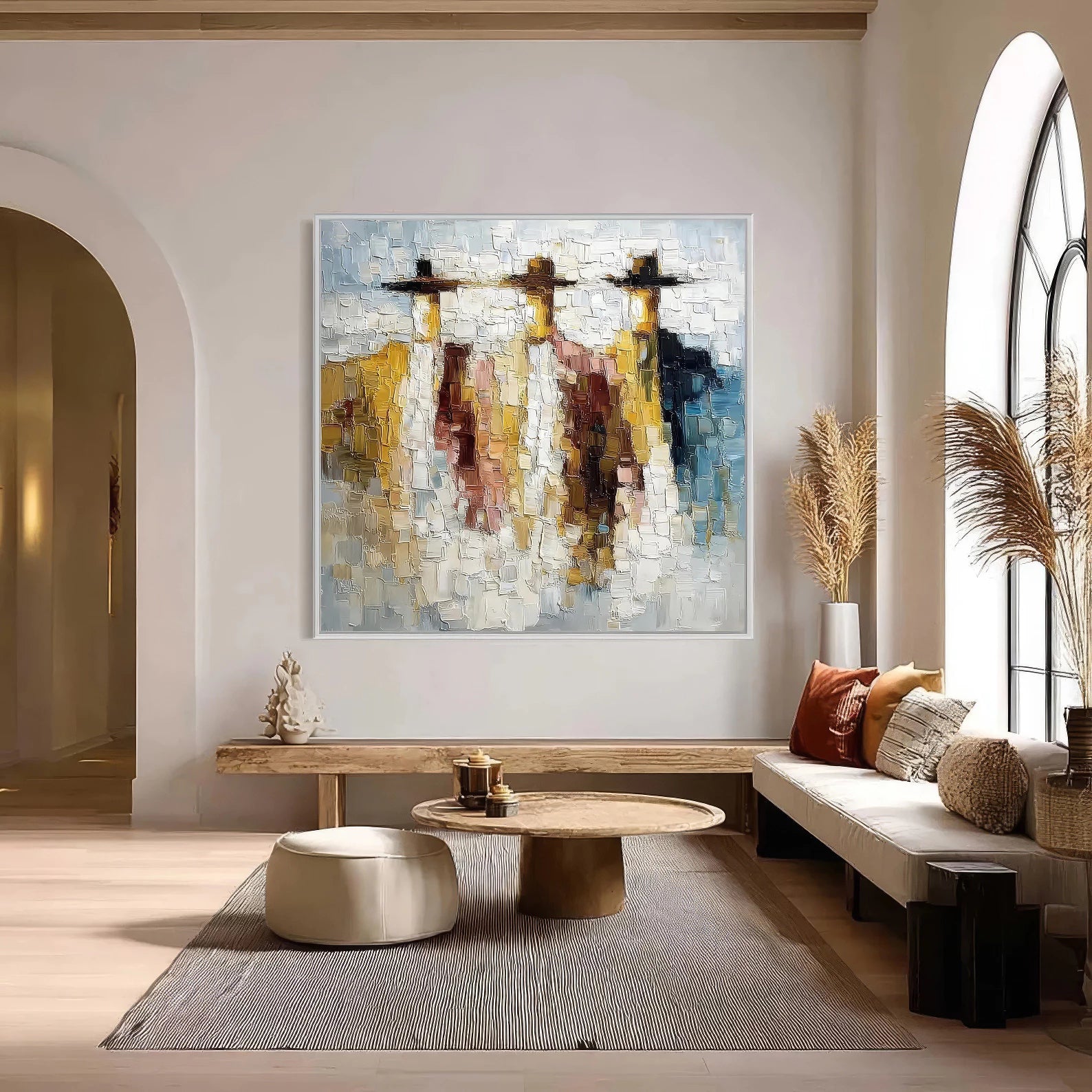 Contemporary Textured Wall Art #AB327