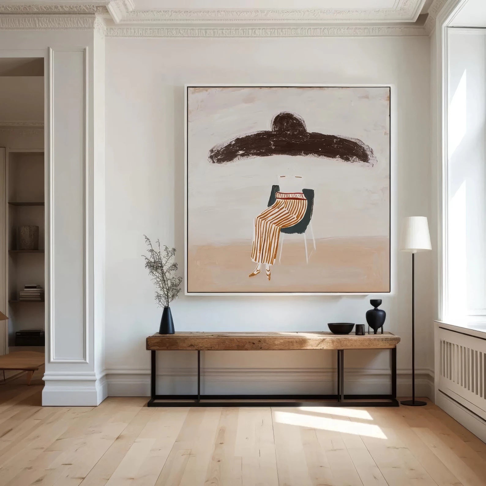 Contemporary Minimalist Portrait  #AB147