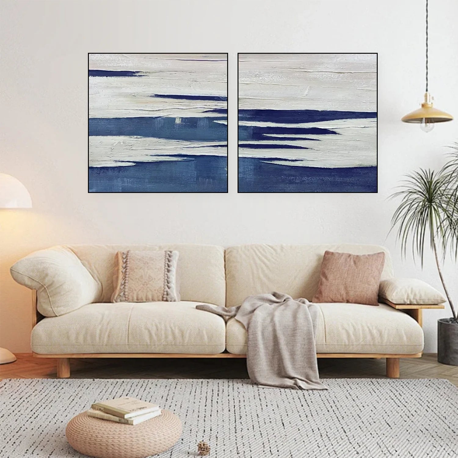 Abstract Canvas Art Set of 2 #WA633