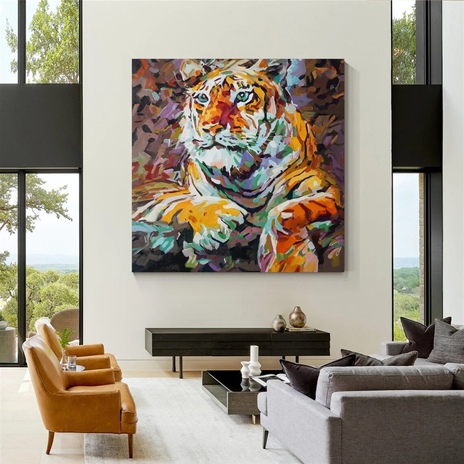 Abstract Animal Wall Art #AM108