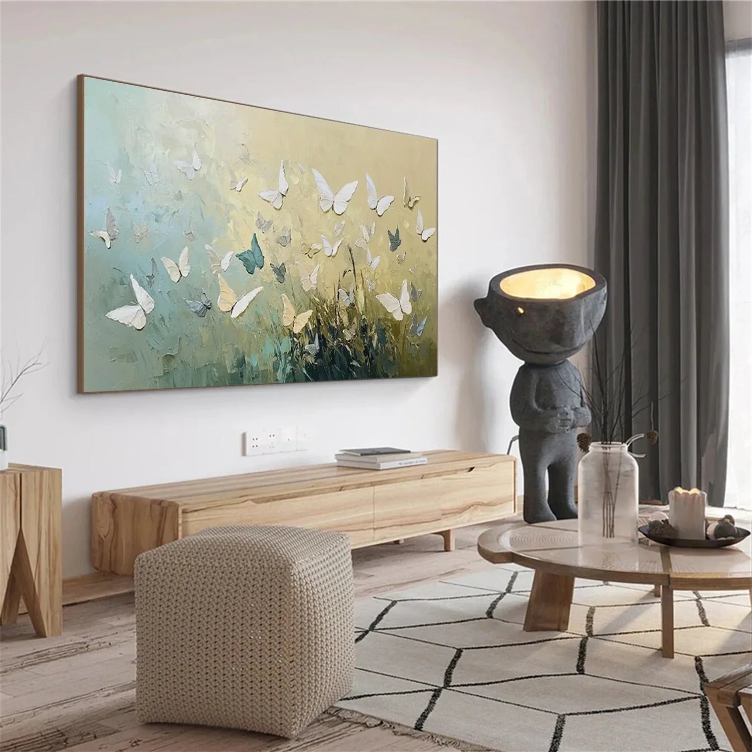 Flower & Tree Abstract Wall Art #FT117