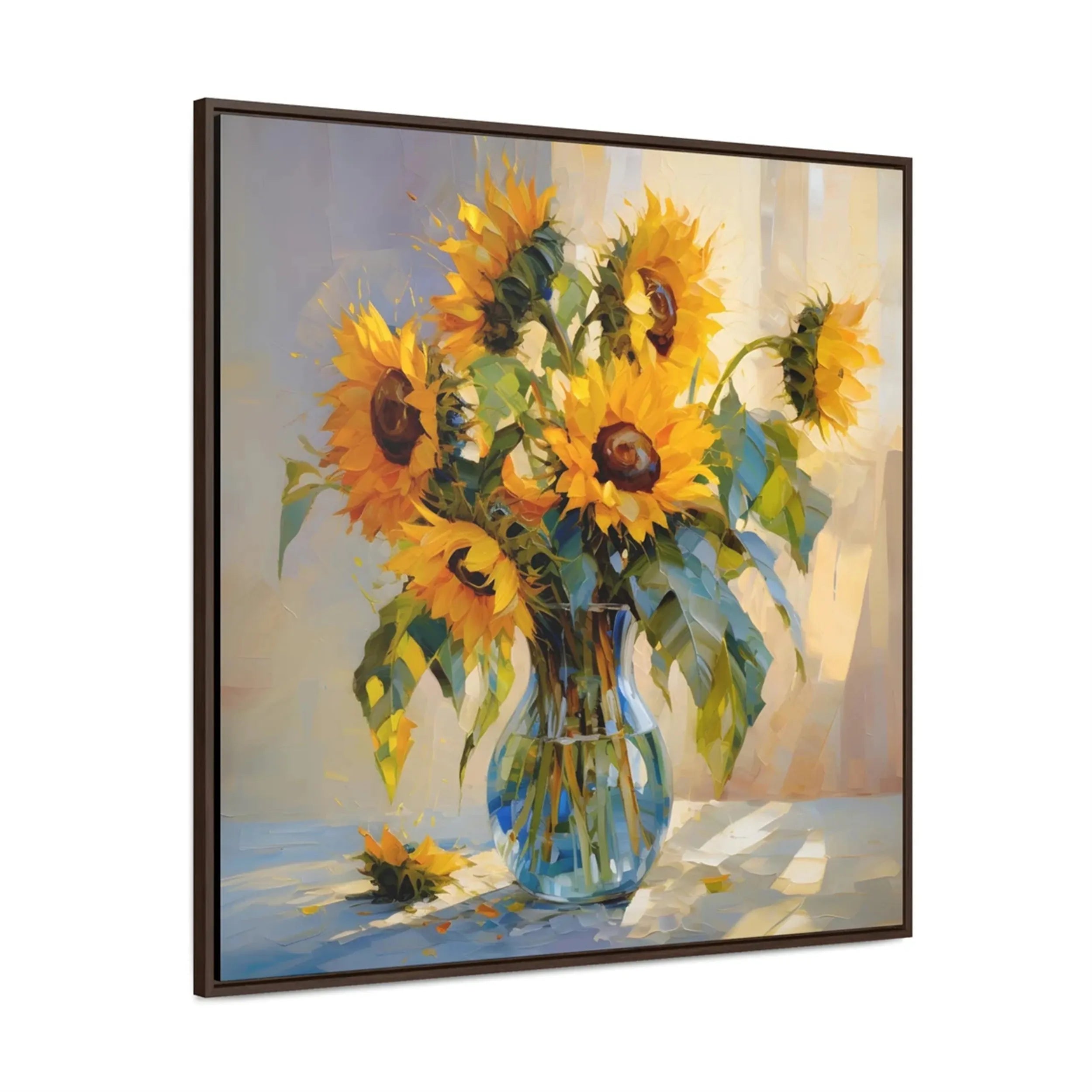 Colorful Flower & Tree Abstract  Wall Art #FT036