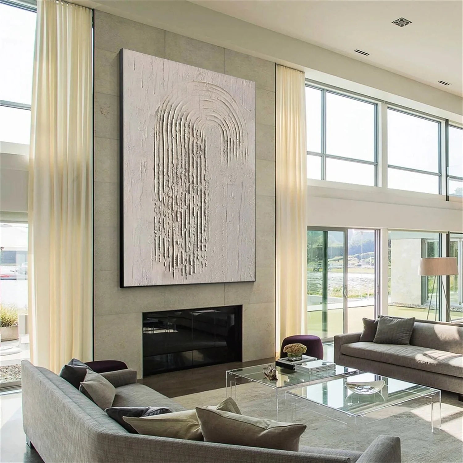 Minimalist Brown & Beige Art #MB006