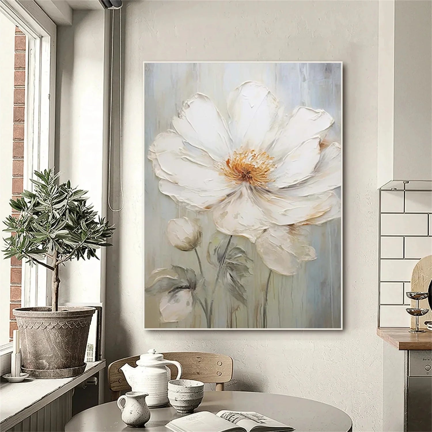 Flower & Tree Abstract_Wall Art #FT134