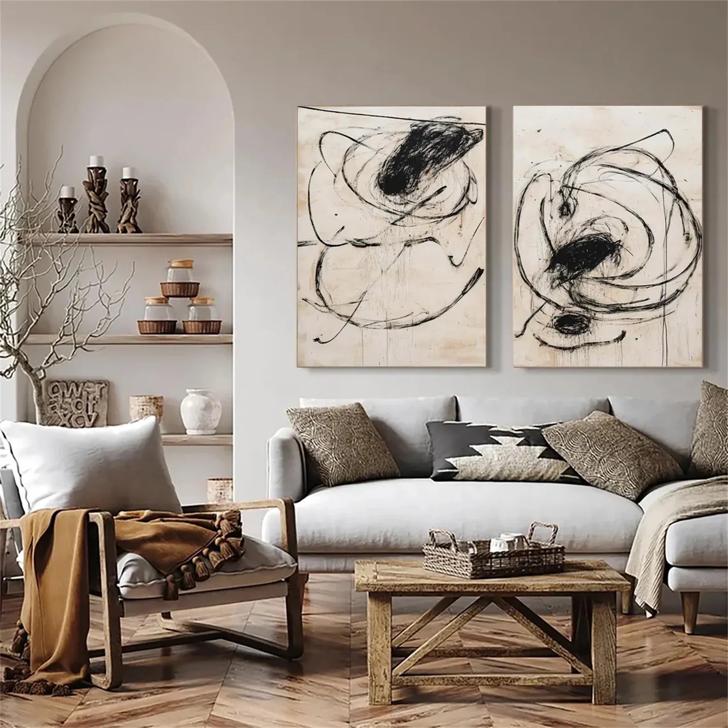 WABI SABI TRANQUILITY Set of 2 #WA560