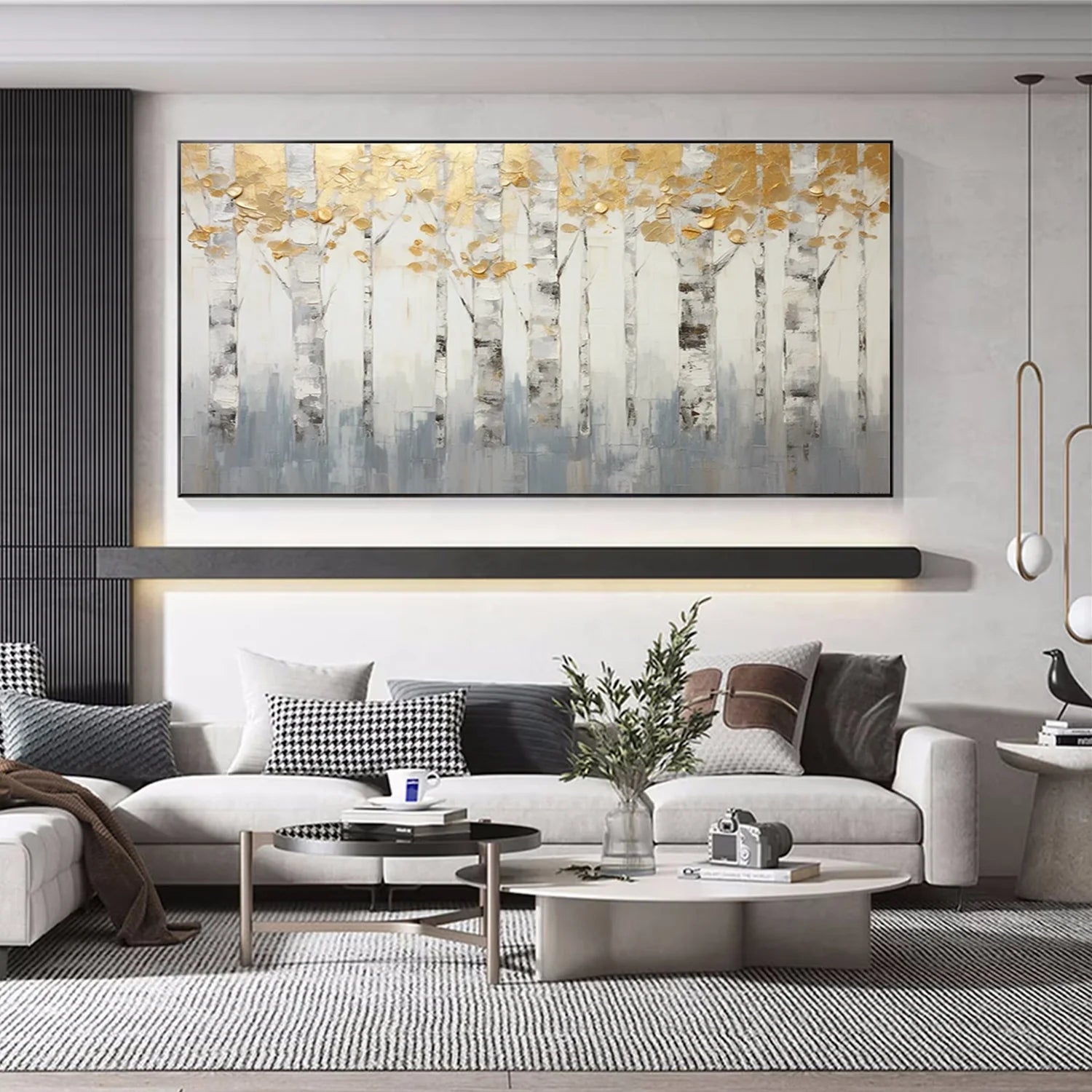 Flower & Tree Abstract Wall Art #FT137