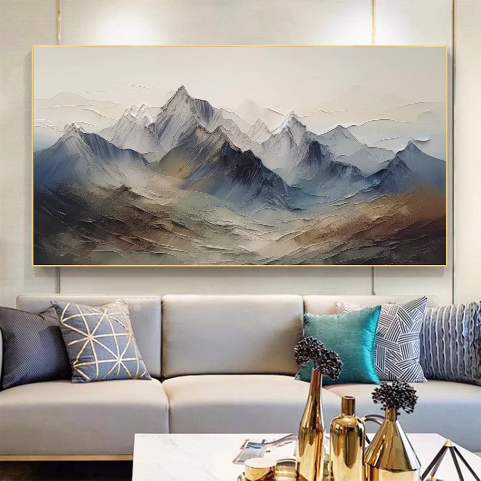 Modern Earthy Tone Wall Decor #FJ423