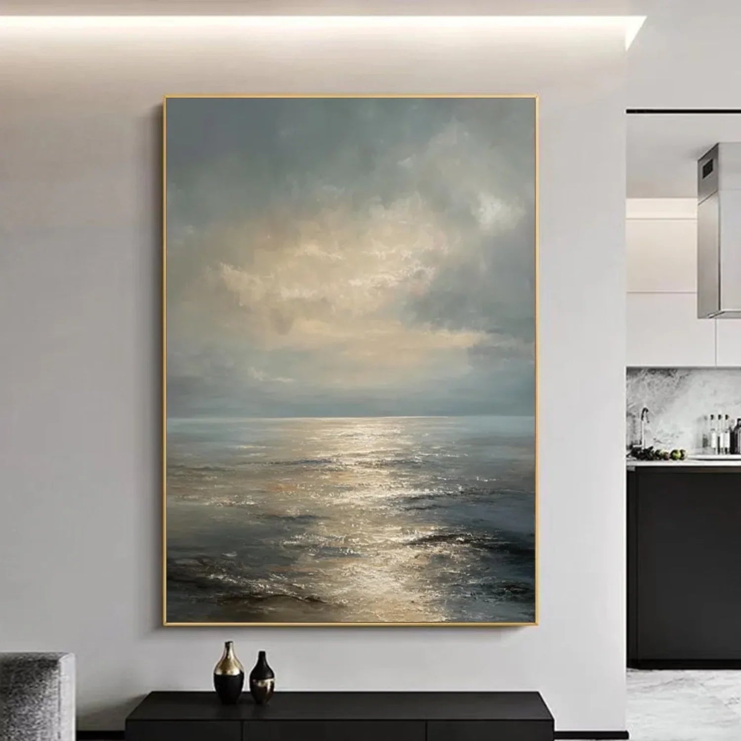 Sea & Sky Abstract_Wall Art #SK187