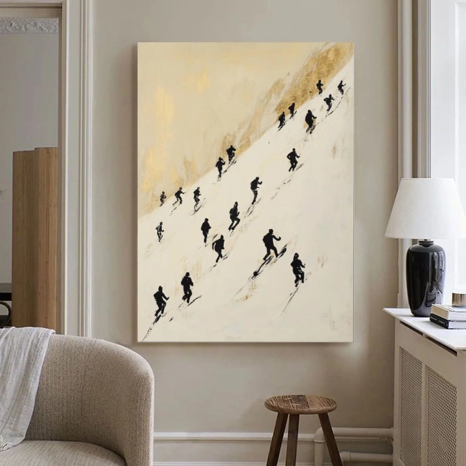 Skiing Sport_Wall Art #AS035