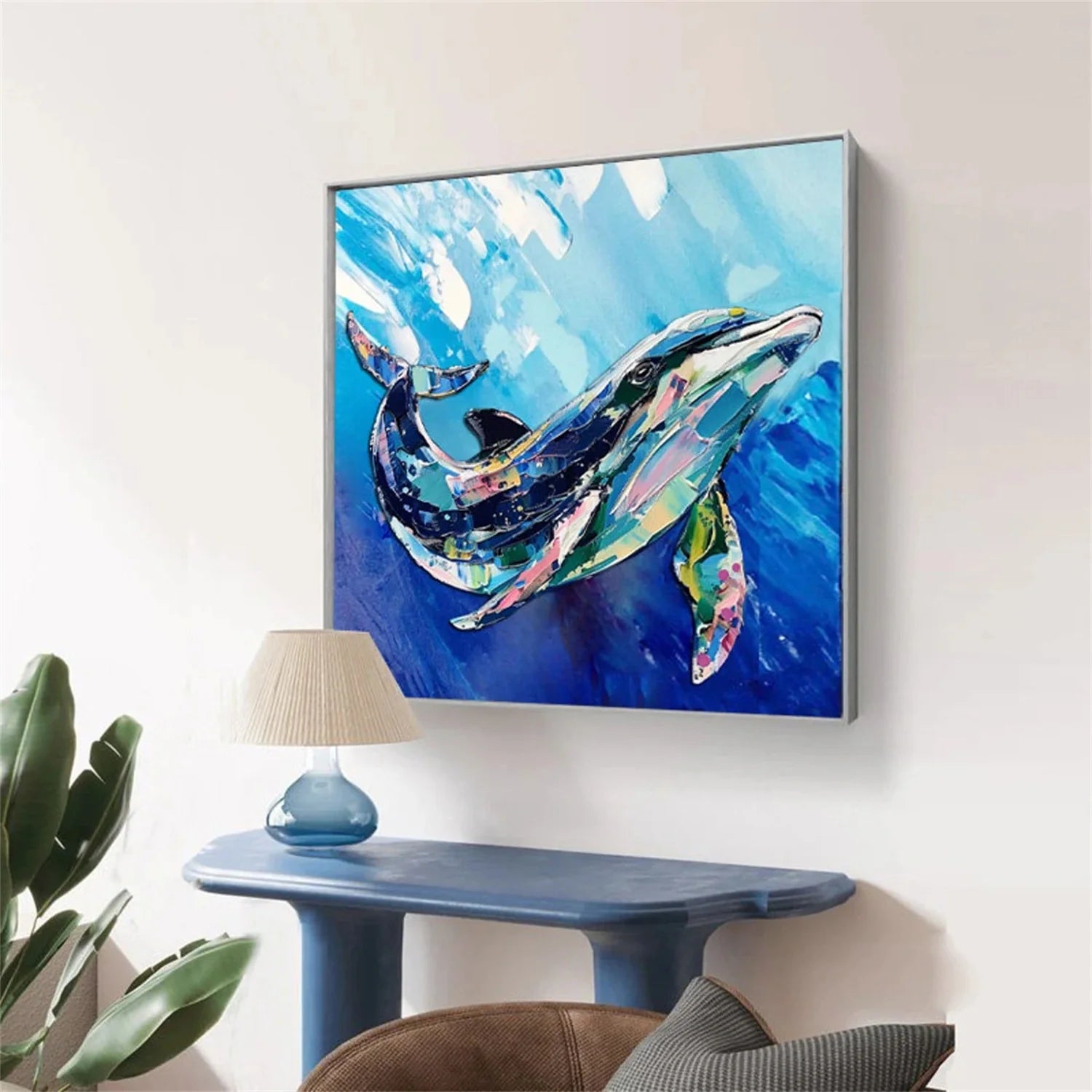 Colorful Abstract Animal Wall Art #AM095