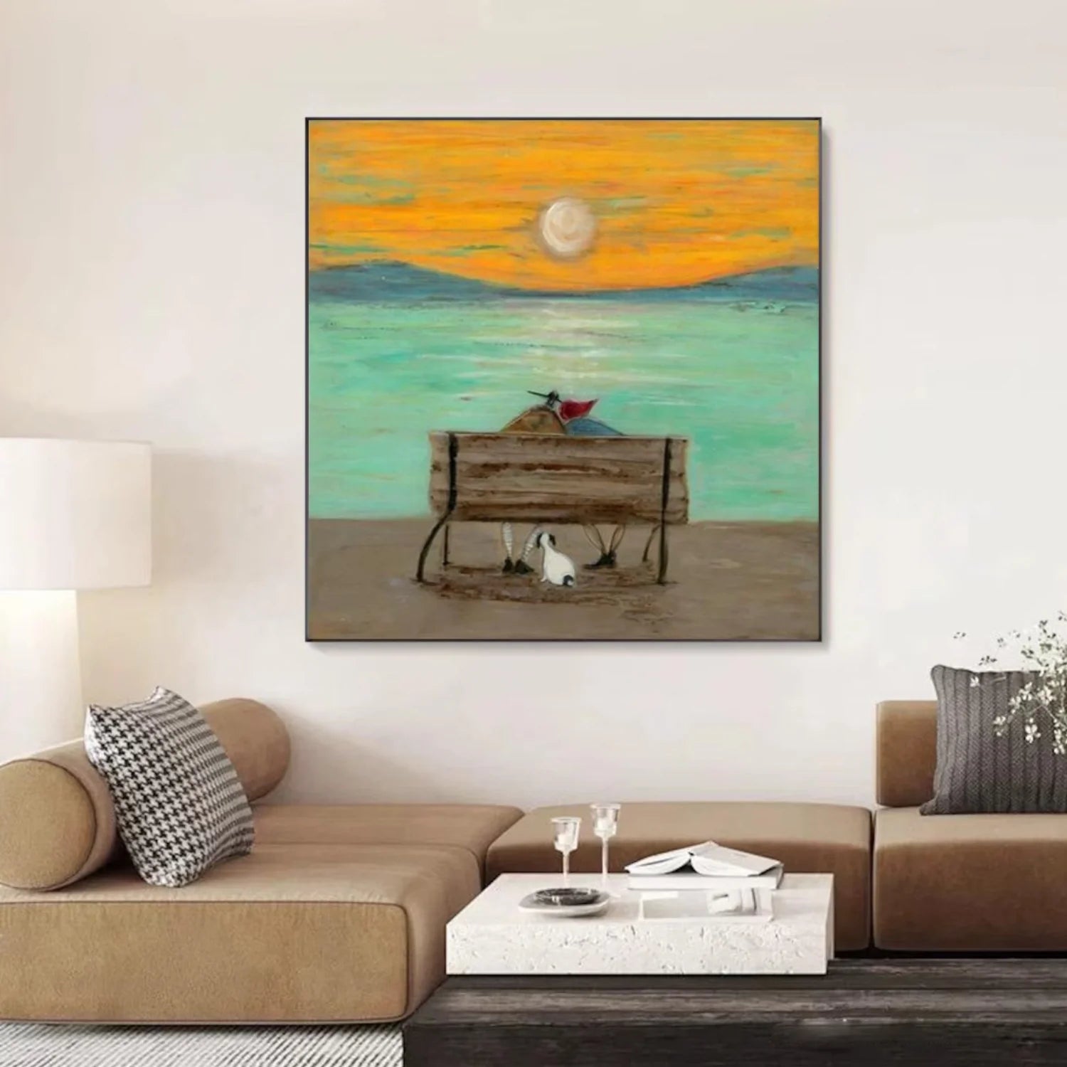 Sea & Sky Abstract_Wall Art #SK170