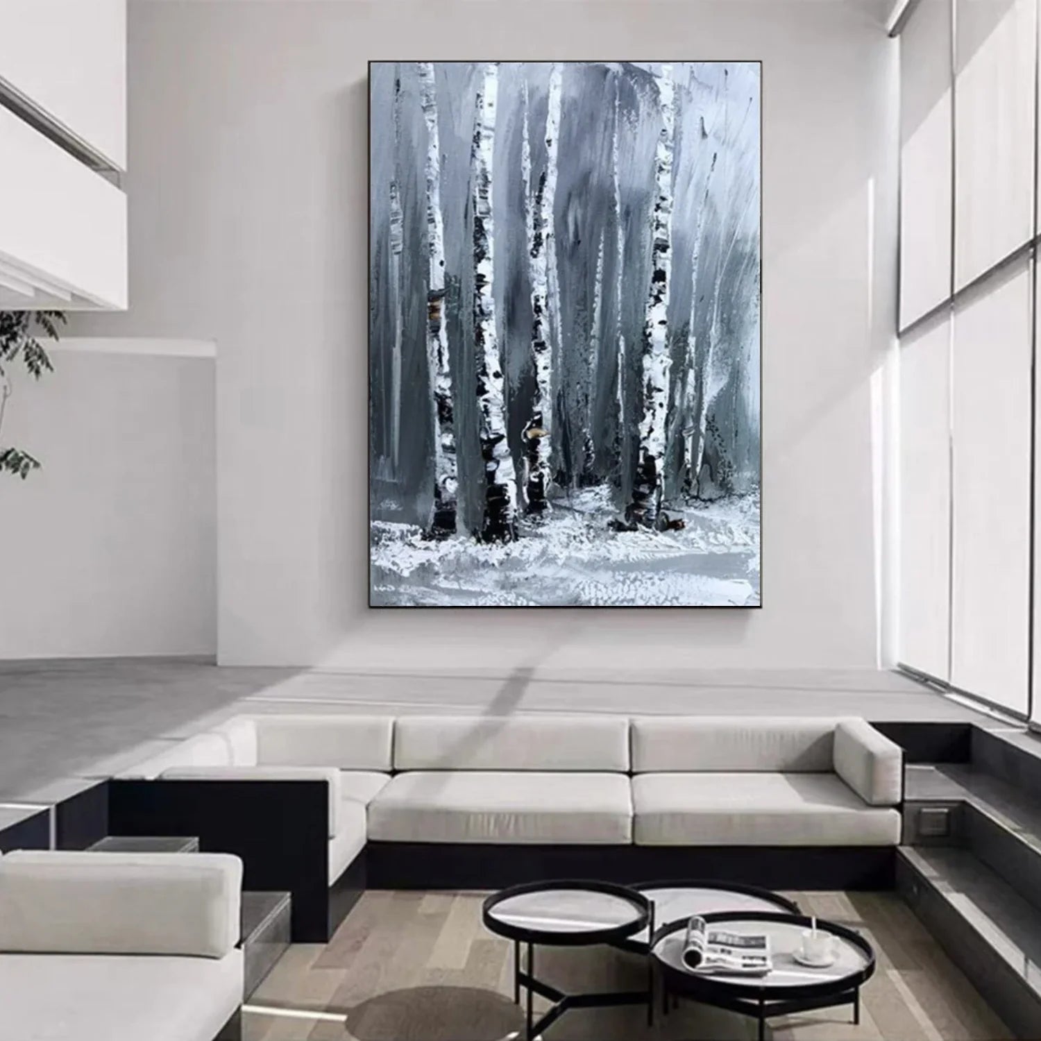 Flower & Tree Abstract_Wall Art #FT162