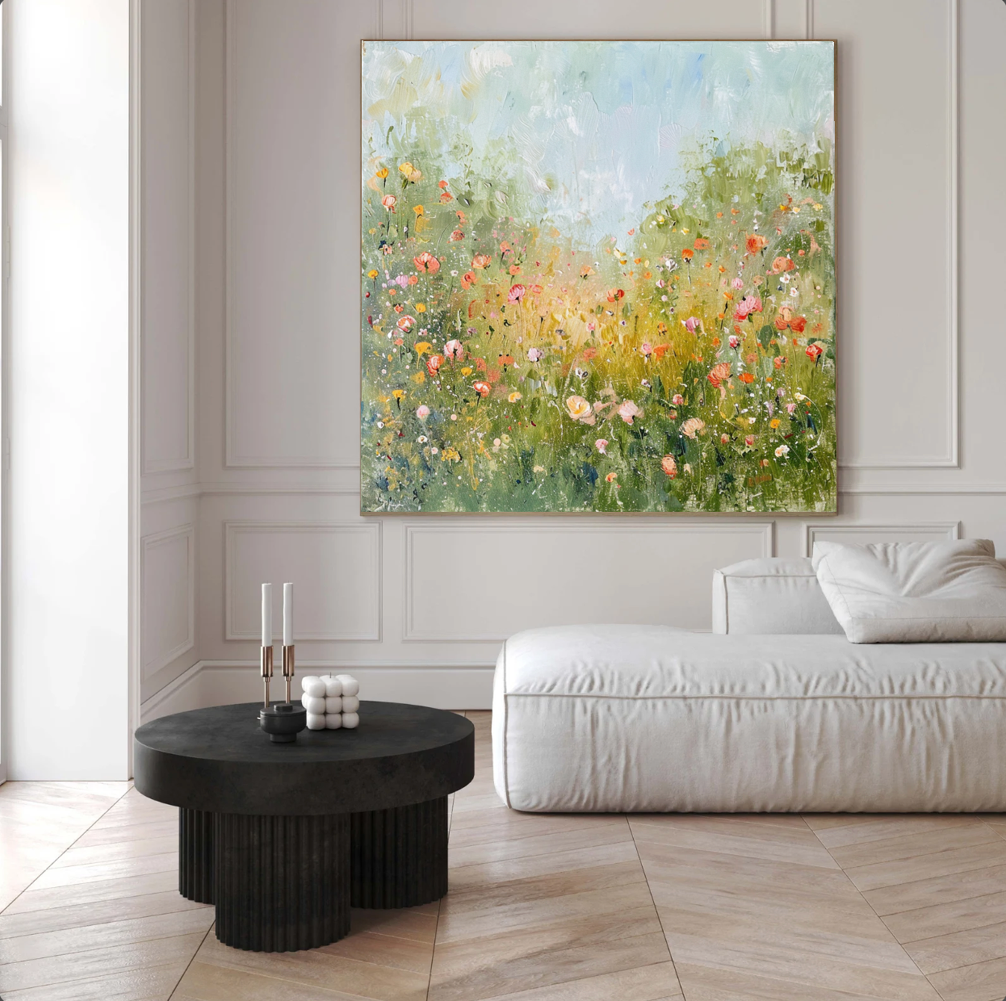 Impressionist Spring Floral Wall Art #FT336
